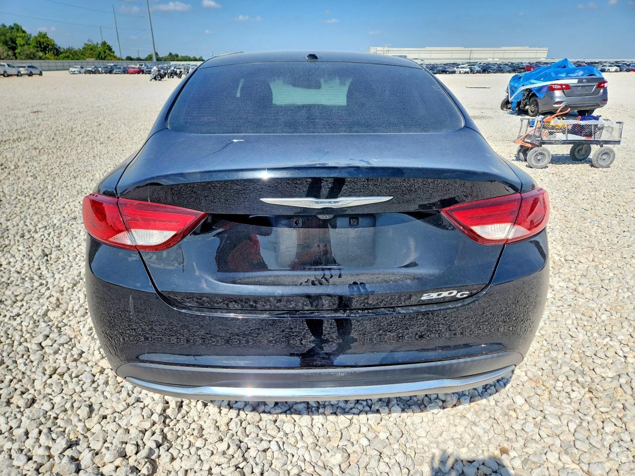 2015 Chrysler 200 C Black vin: 1C3CCCCB0FN508570