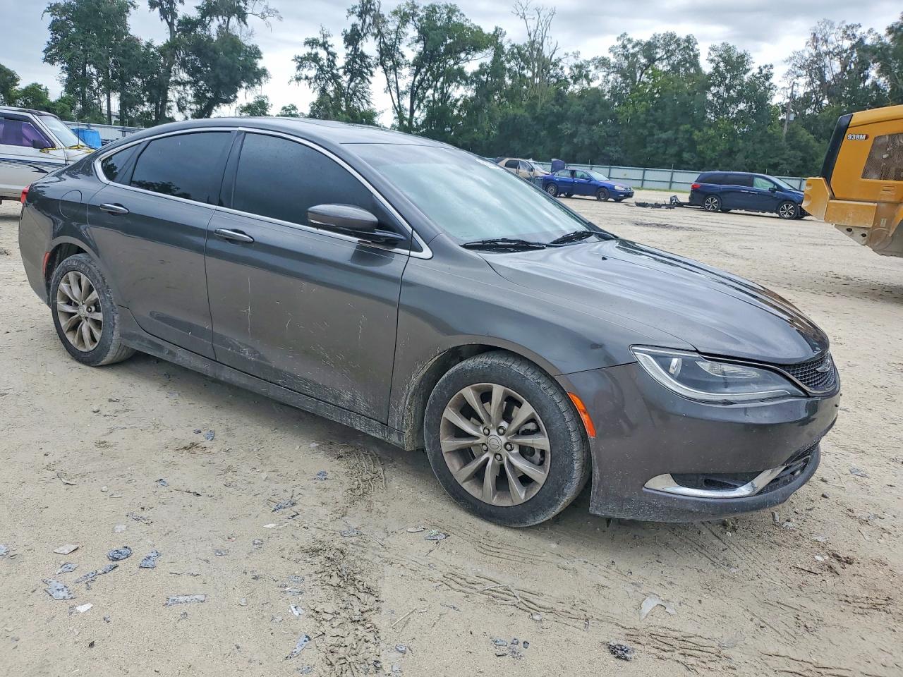 2015 Chrysler 200 C Gray vin: 1C3CCCCB0FN591949