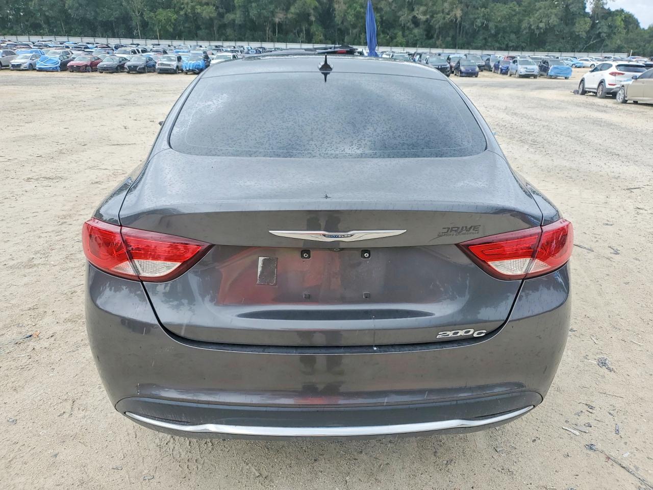 2015 Chrysler 200 C Gray vin: 1C3CCCCB0FN591949