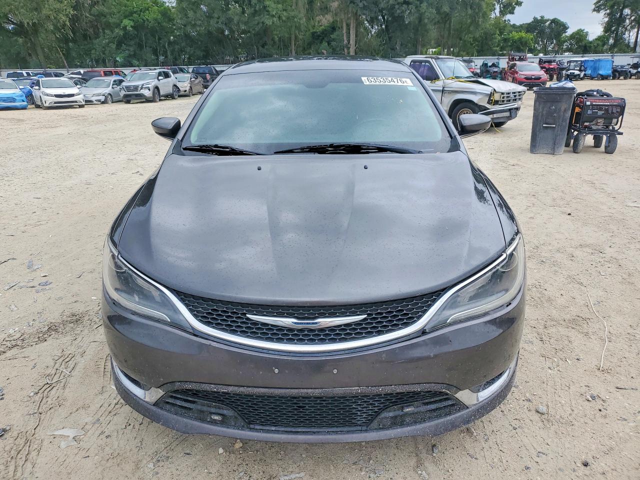 2015 Chrysler 200 C Gray vin: 1C3CCCCB0FN591949