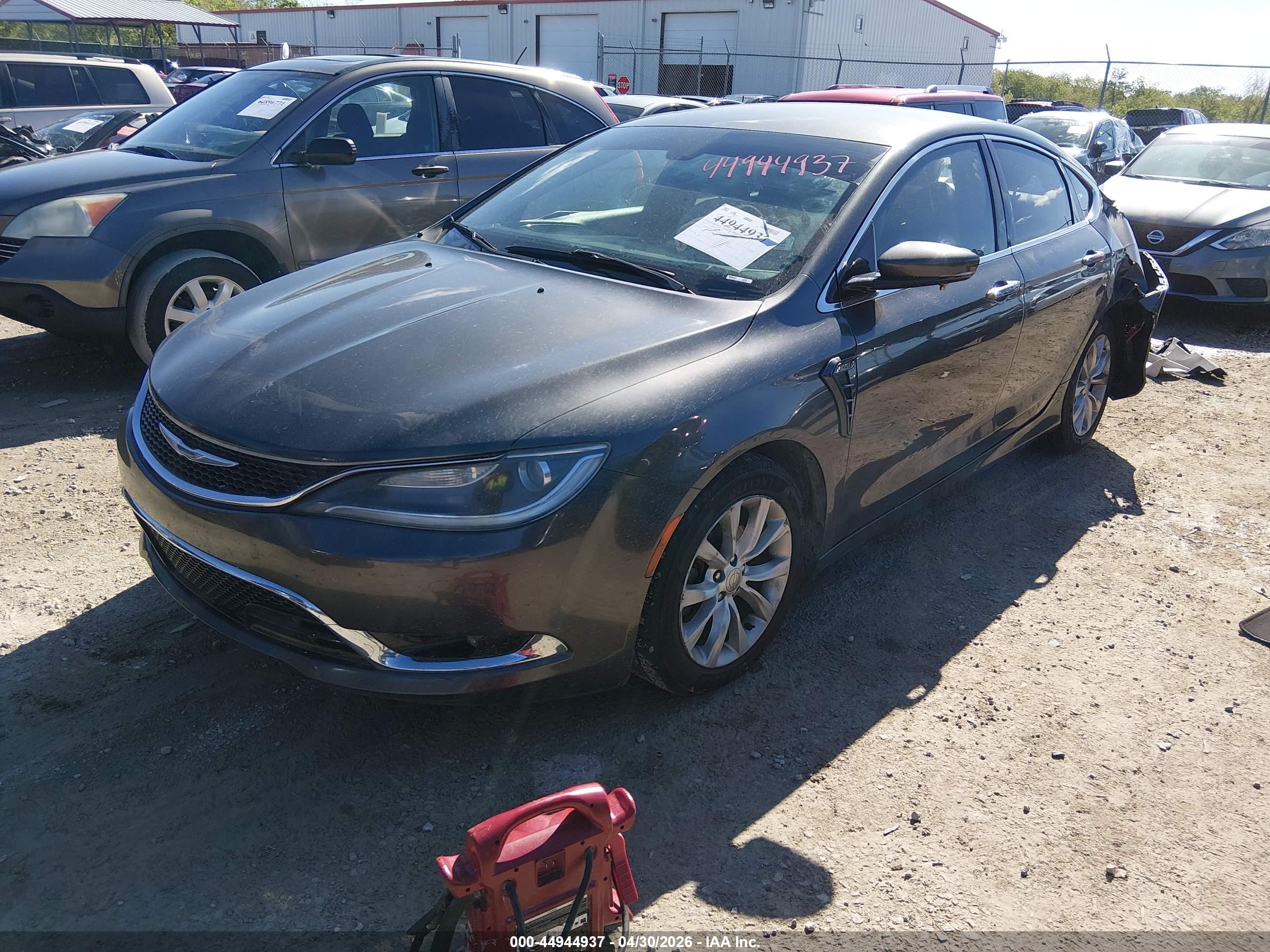 2015 Chrysler 200 C Серый vin: 1C3CCCCB1FN576490