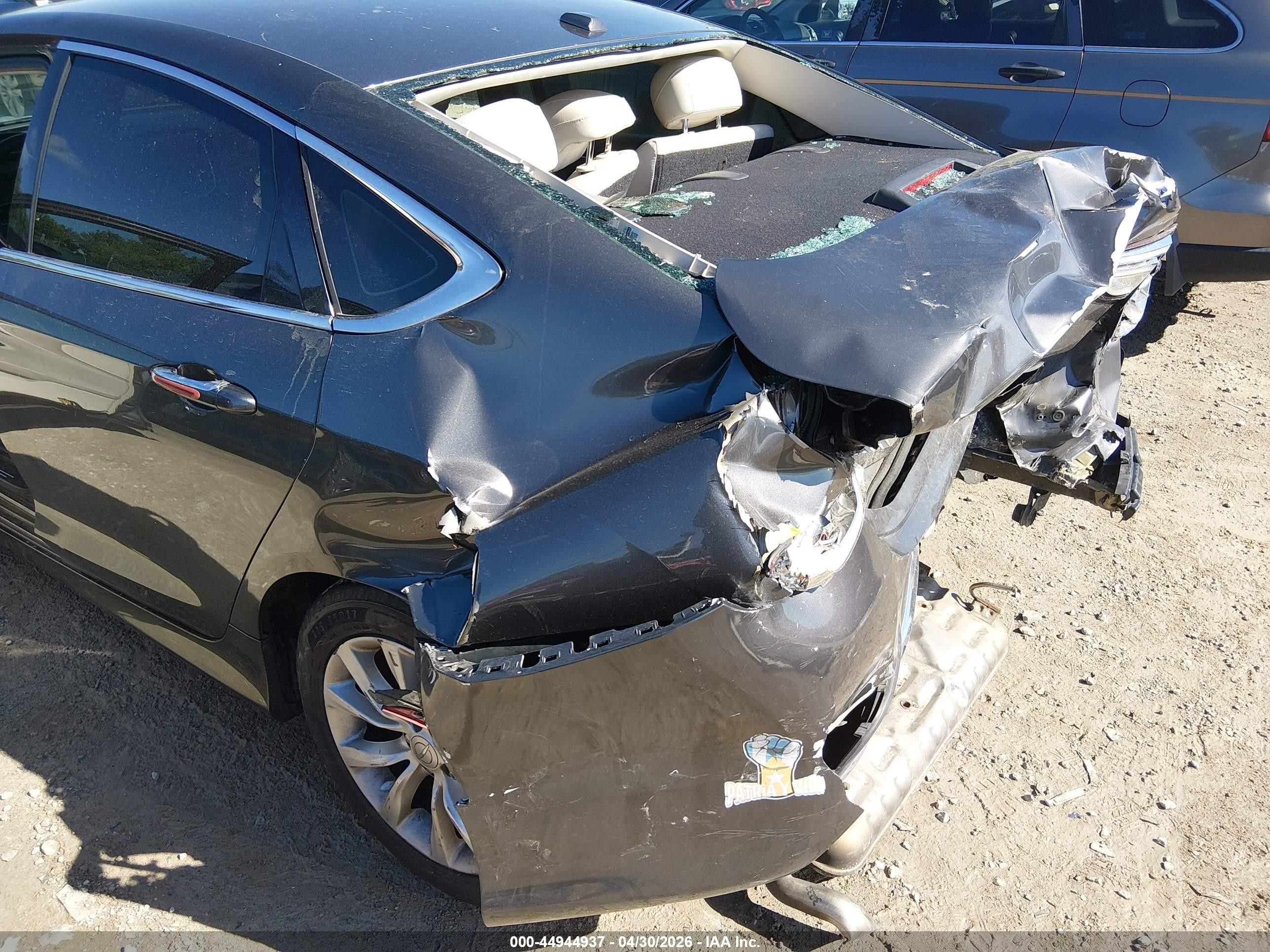 2015 Chrysler 200 C Серый vin: 1C3CCCCB1FN576490
