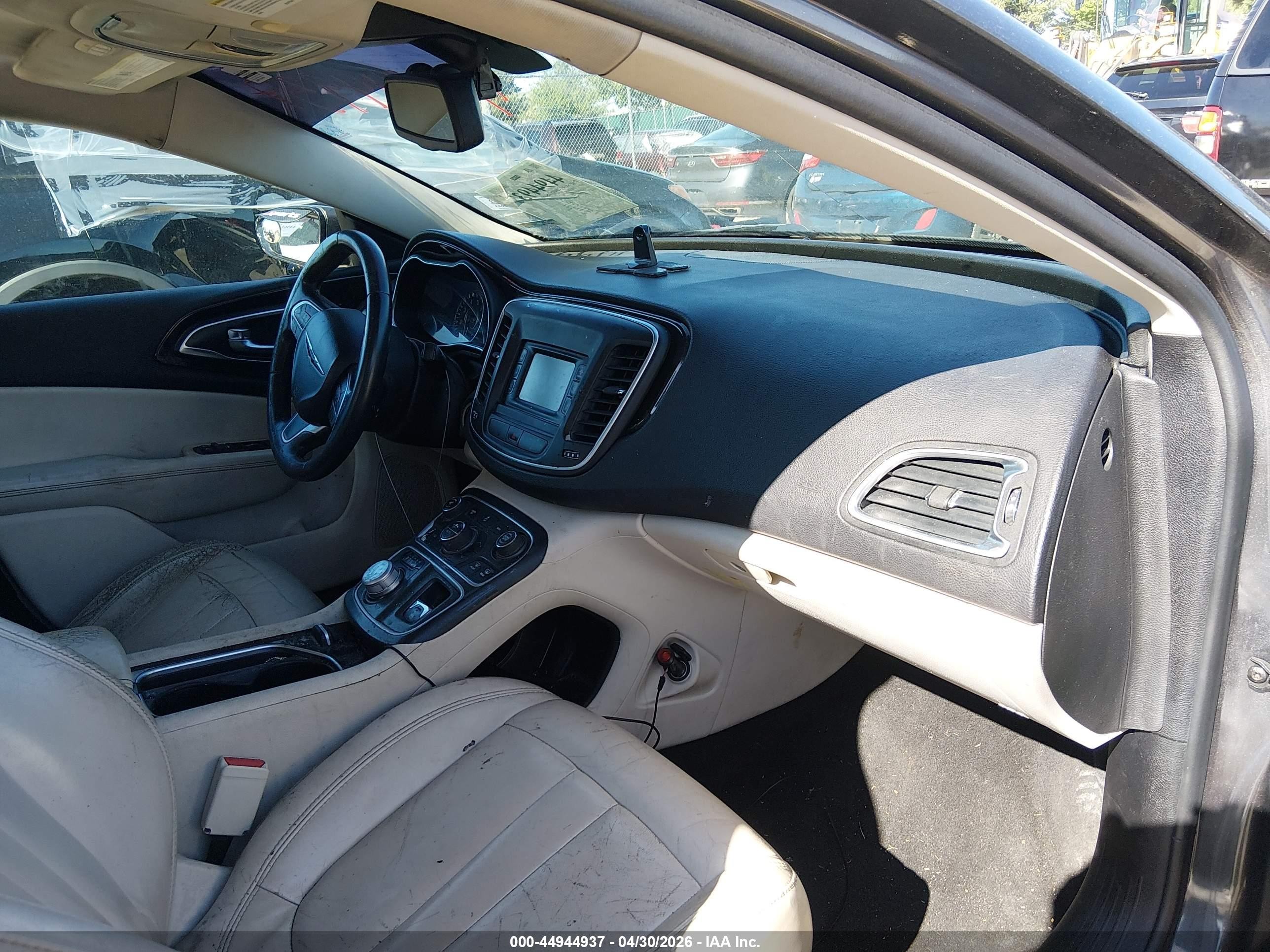 2015 Chrysler 200 C Серый vin: 1C3CCCCB1FN576490