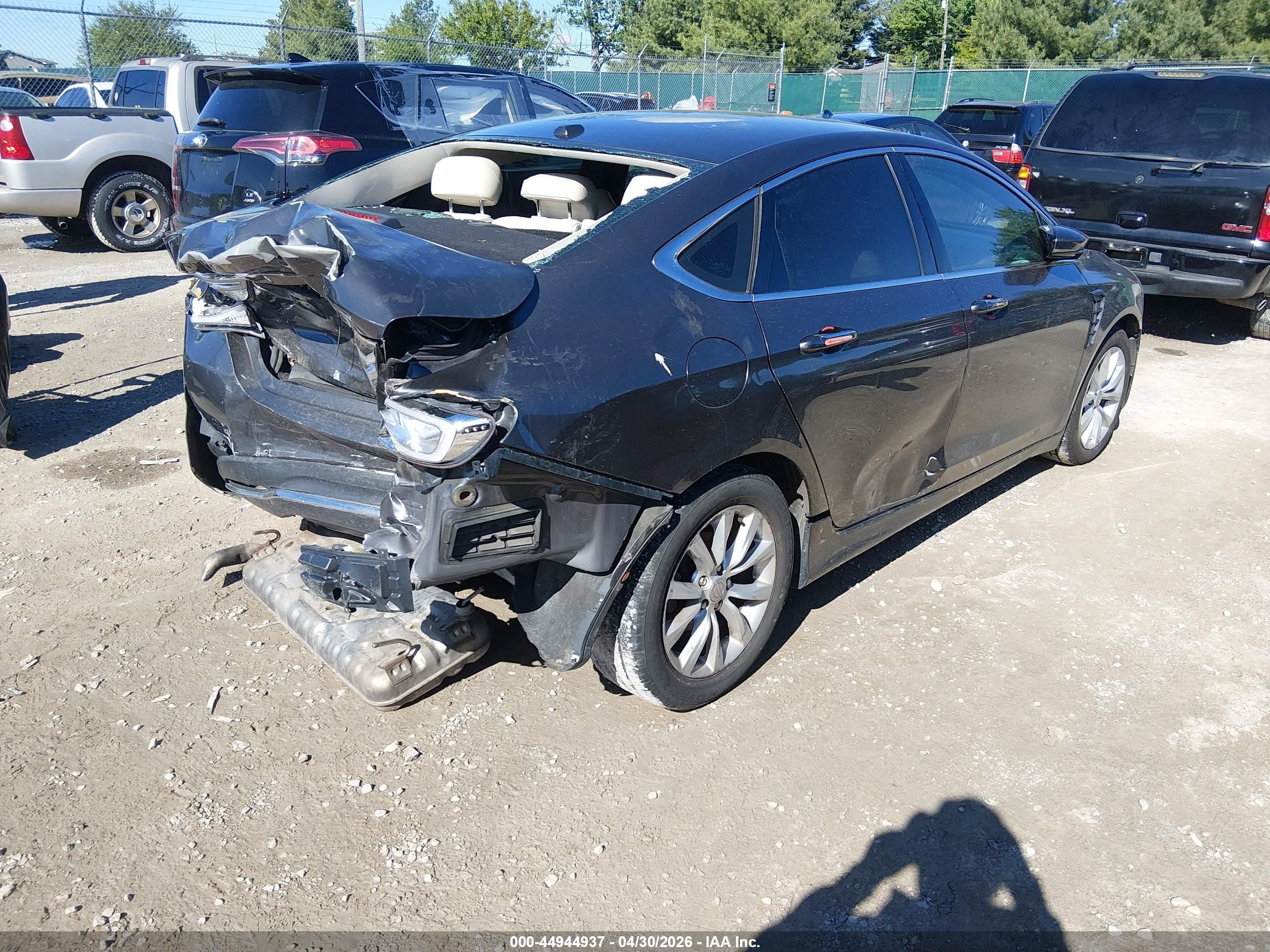 2015 Chrysler 200 C Серый vin: 1C3CCCCB1FN576490
