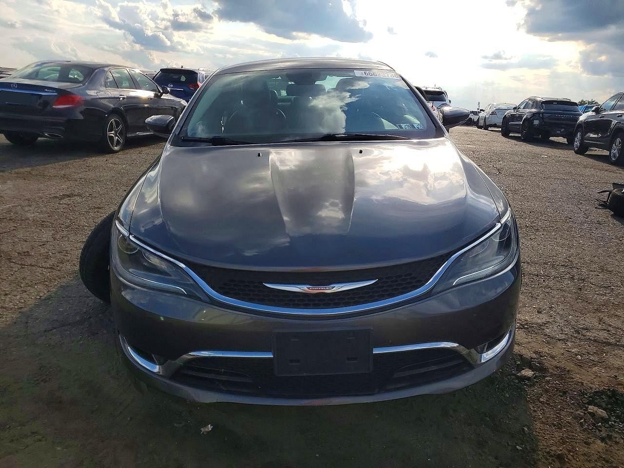 2015 Chrysler 200 C Gray vin: 1C3CCCCB1FN736187