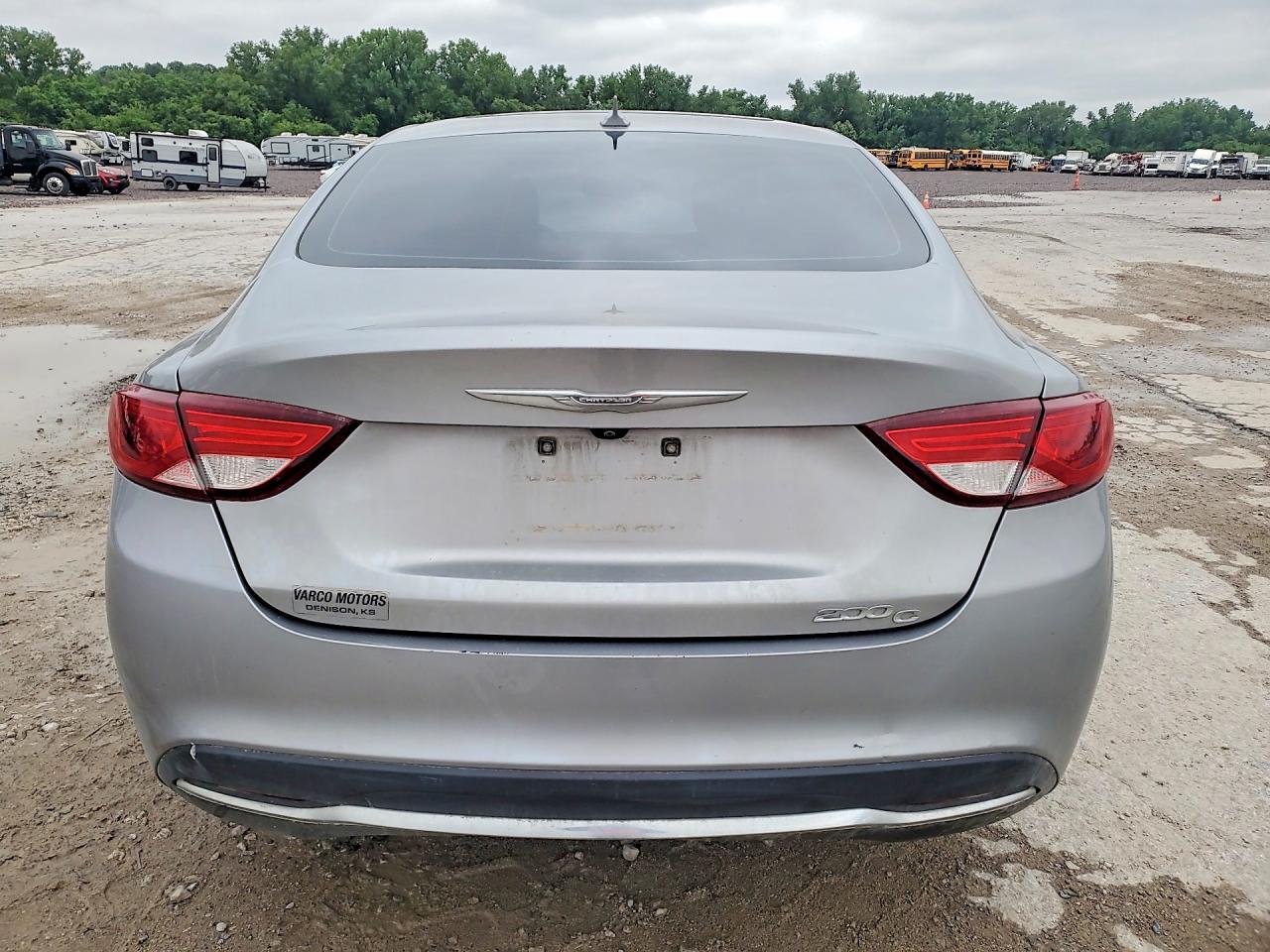 2015 Chrysler 200 C Gray vin: 1C3CCCCB2FN633716