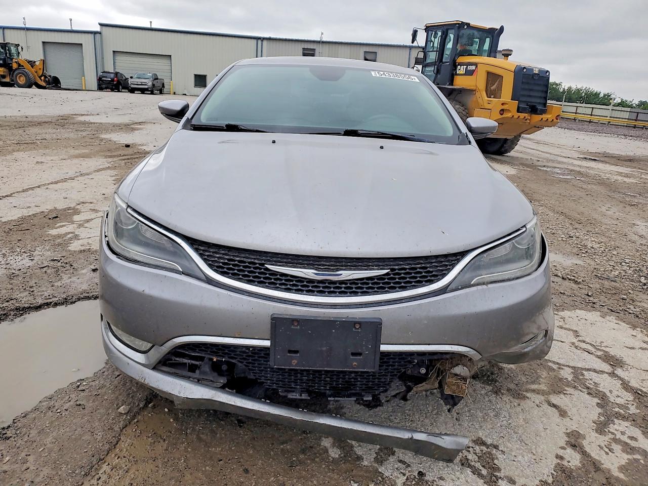 2015 Chrysler 200 C Gray vin: 1C3CCCCB2FN633716