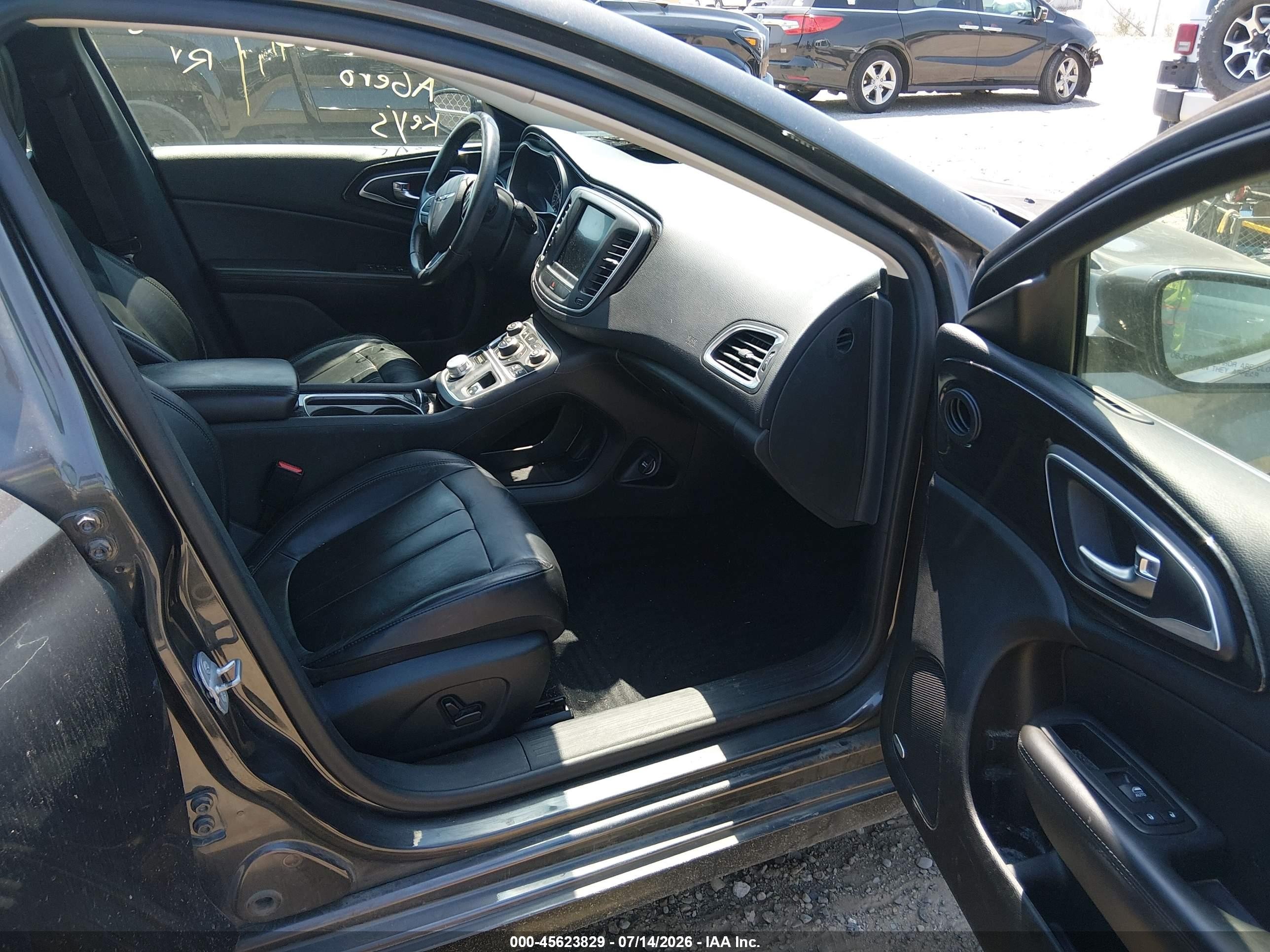 2015 Chrysler 200 C Серый vin: 1C3CCCCB3FN501130