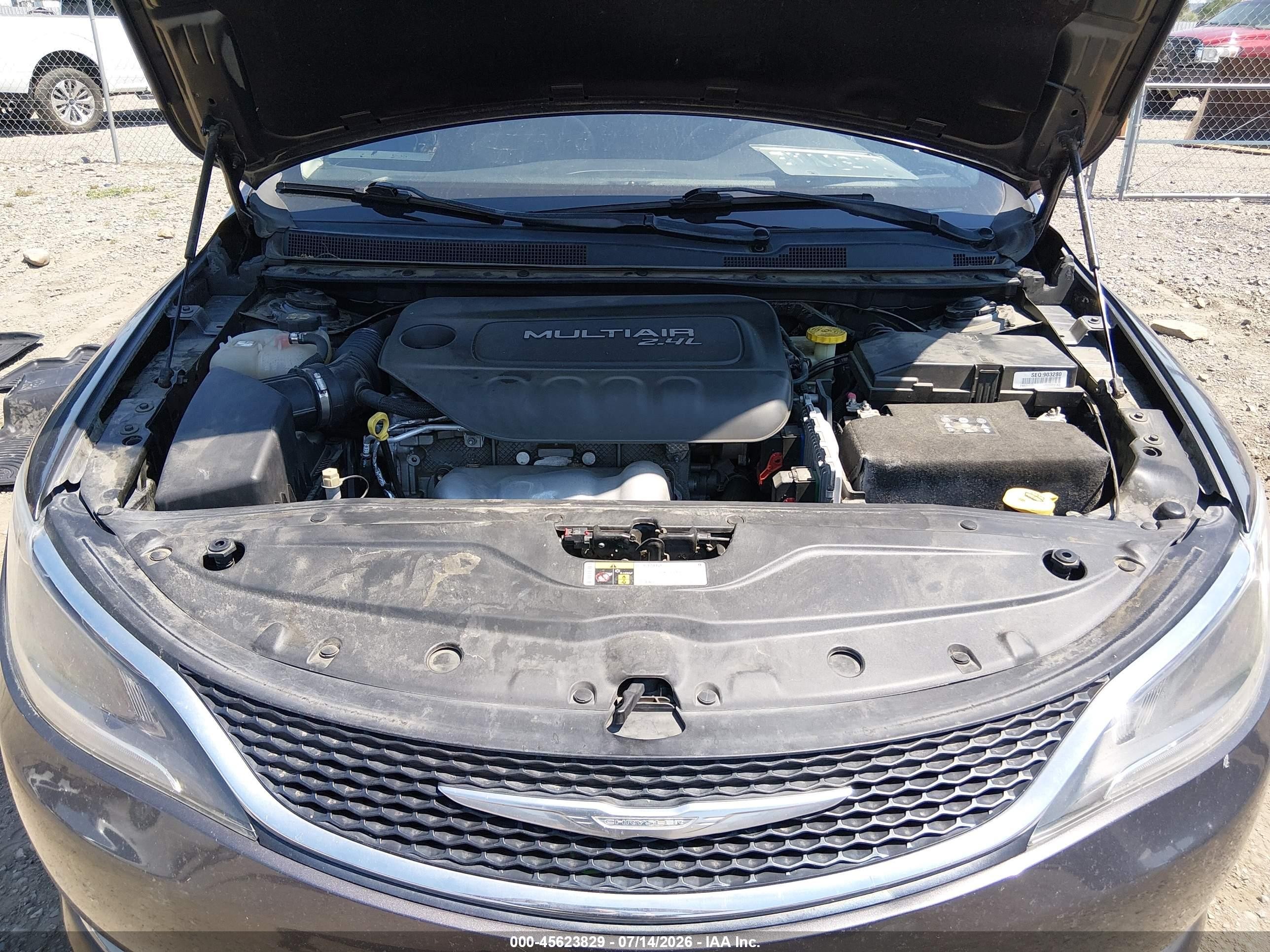 2015 Chrysler 200 C Серый vin: 1C3CCCCB3FN501130