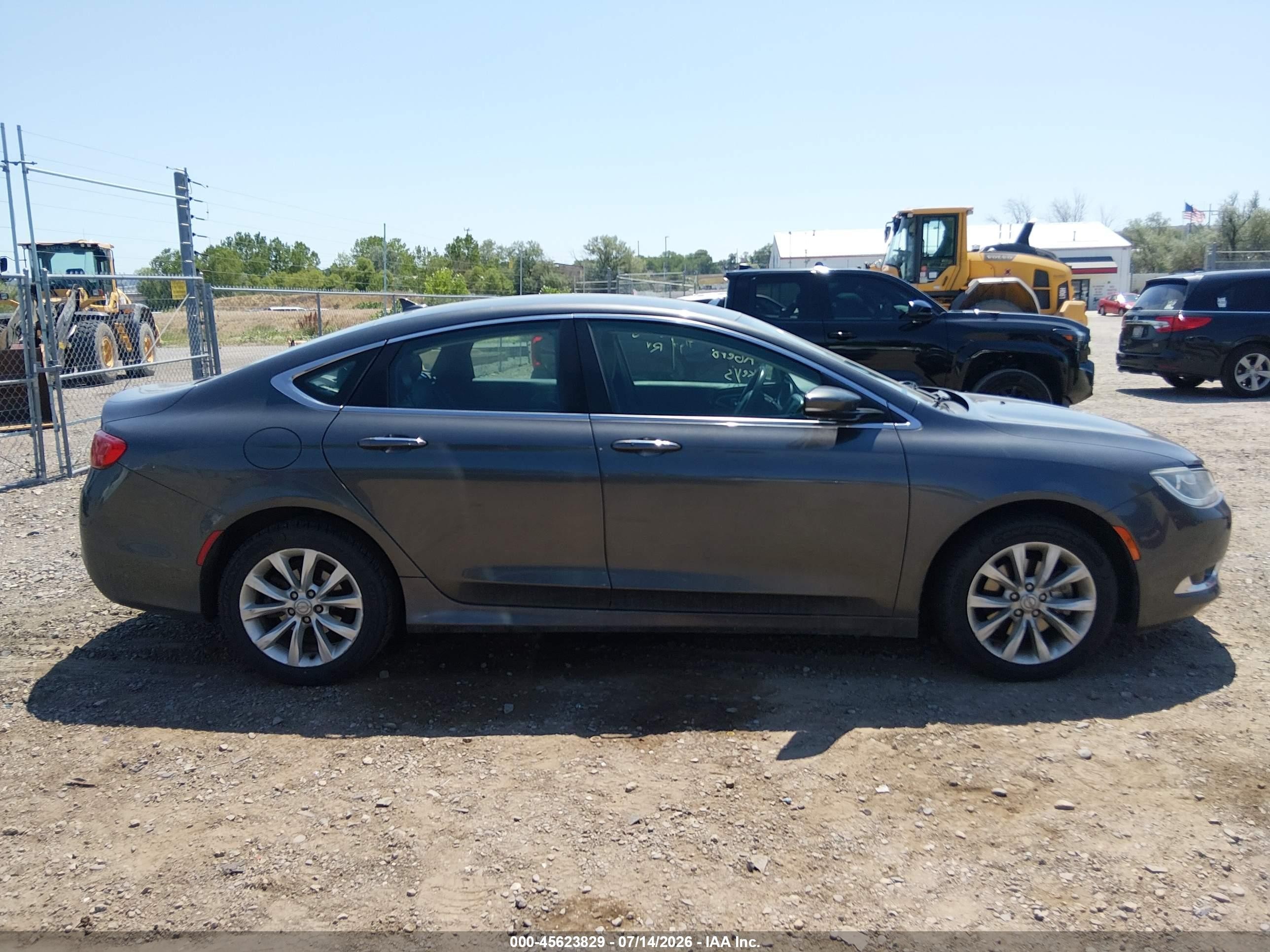 2015 Chrysler 200 C Серый vin: 1C3CCCCB3FN501130