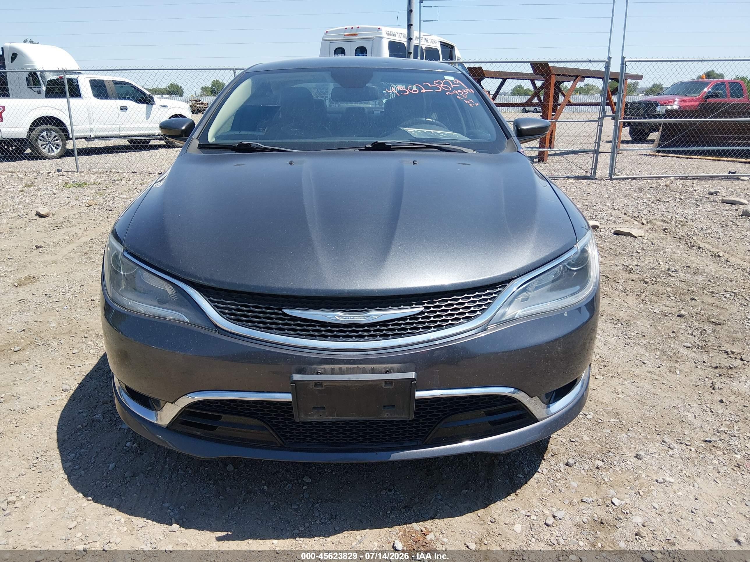 2015 Chrysler 200 C Серый vin: 1C3CCCCB3FN501130