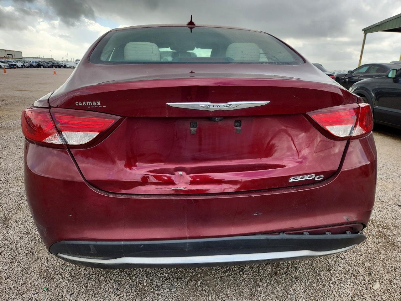 2015 Chrysler 200 C Maroon vin: 1C3CCCCB3FN527713