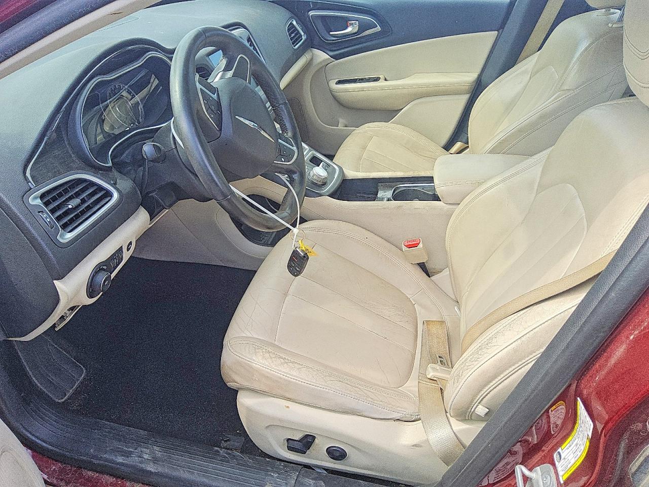 2015 Chrysler 200 C Maroon vin: 1C3CCCCB3FN527713