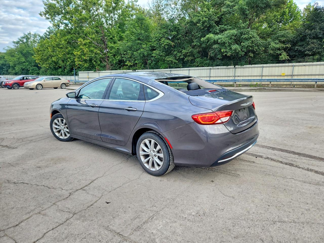2015 Chrysler 200 C Gray vin: 1C3CCCCB3FN532037