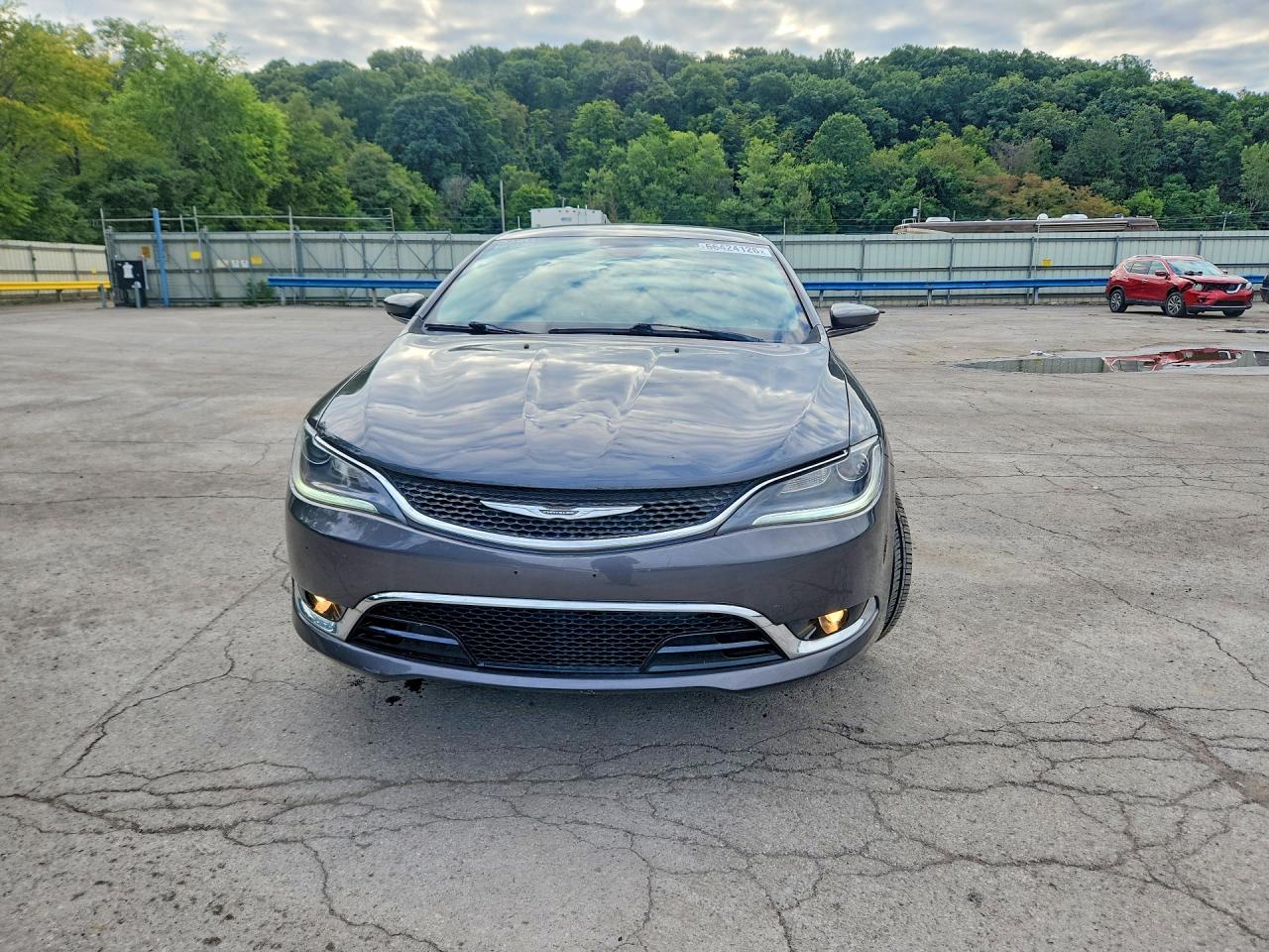 2015 Chrysler 200 C Gray vin: 1C3CCCCB3FN532037