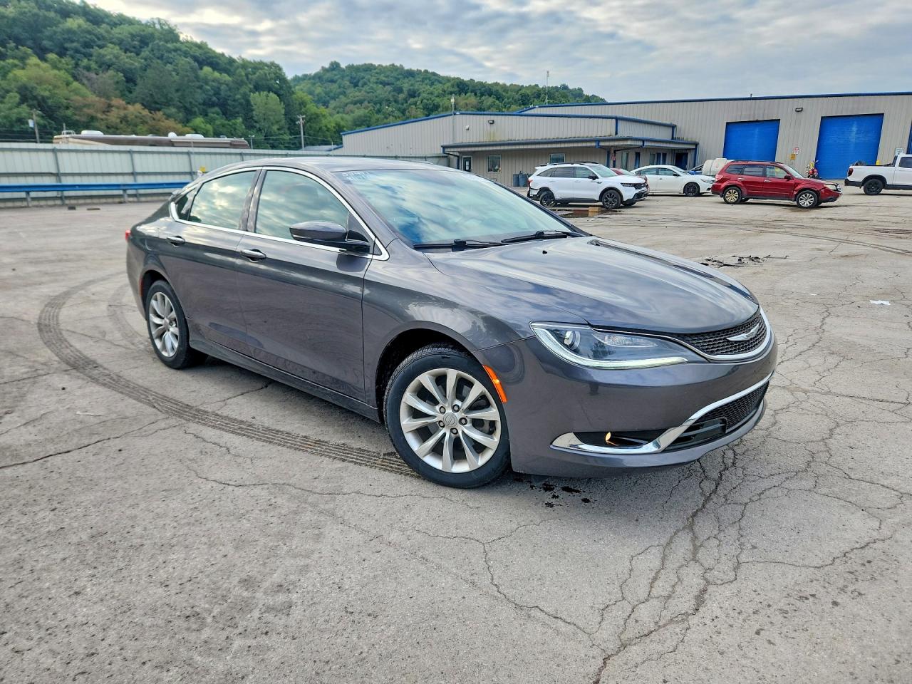 2015 Chrysler 200 C Gray vin: 1C3CCCCB3FN532037