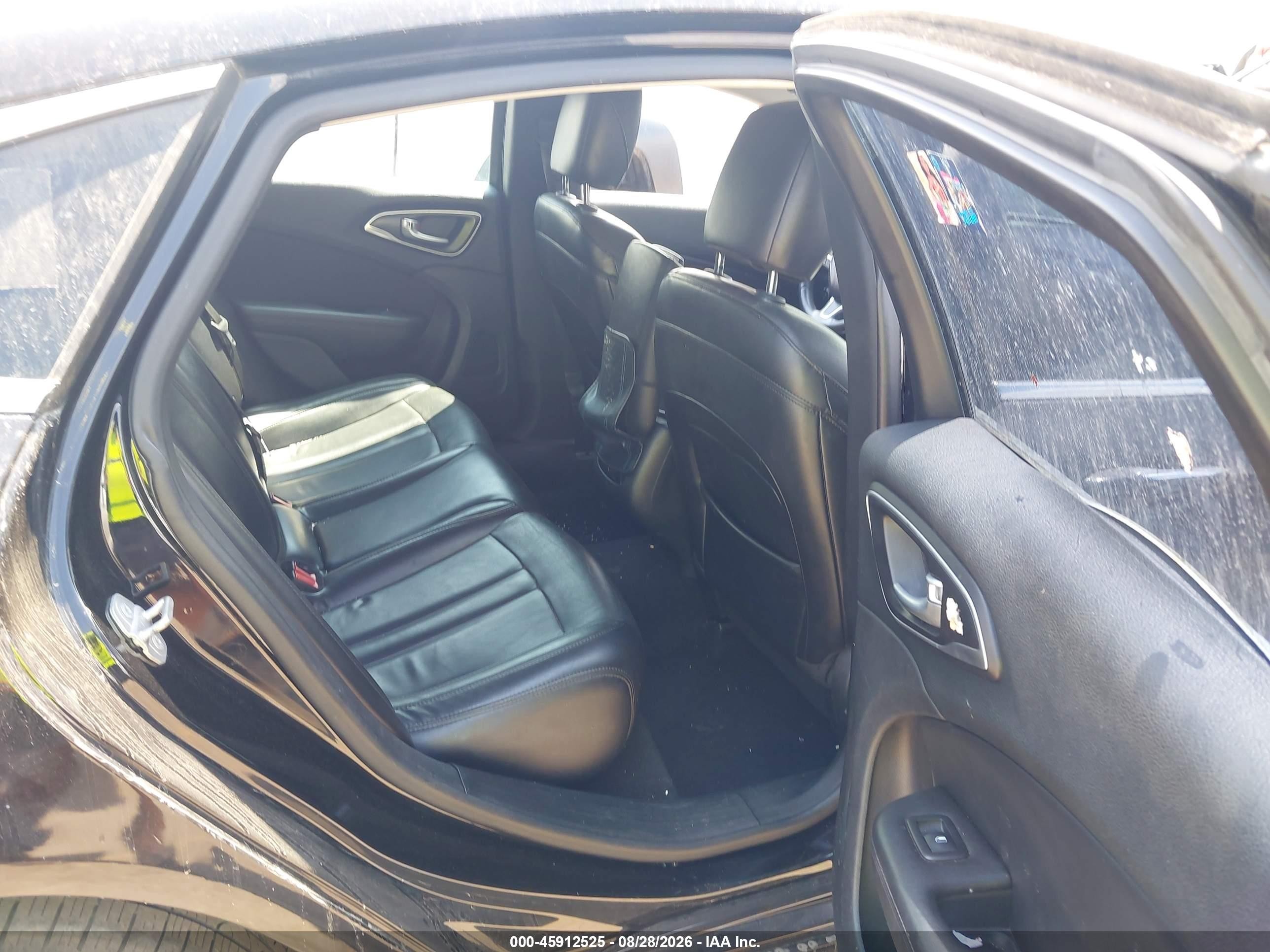 2015 Chrysler 200 C Black vin: 1C3CCCCB3FN612079