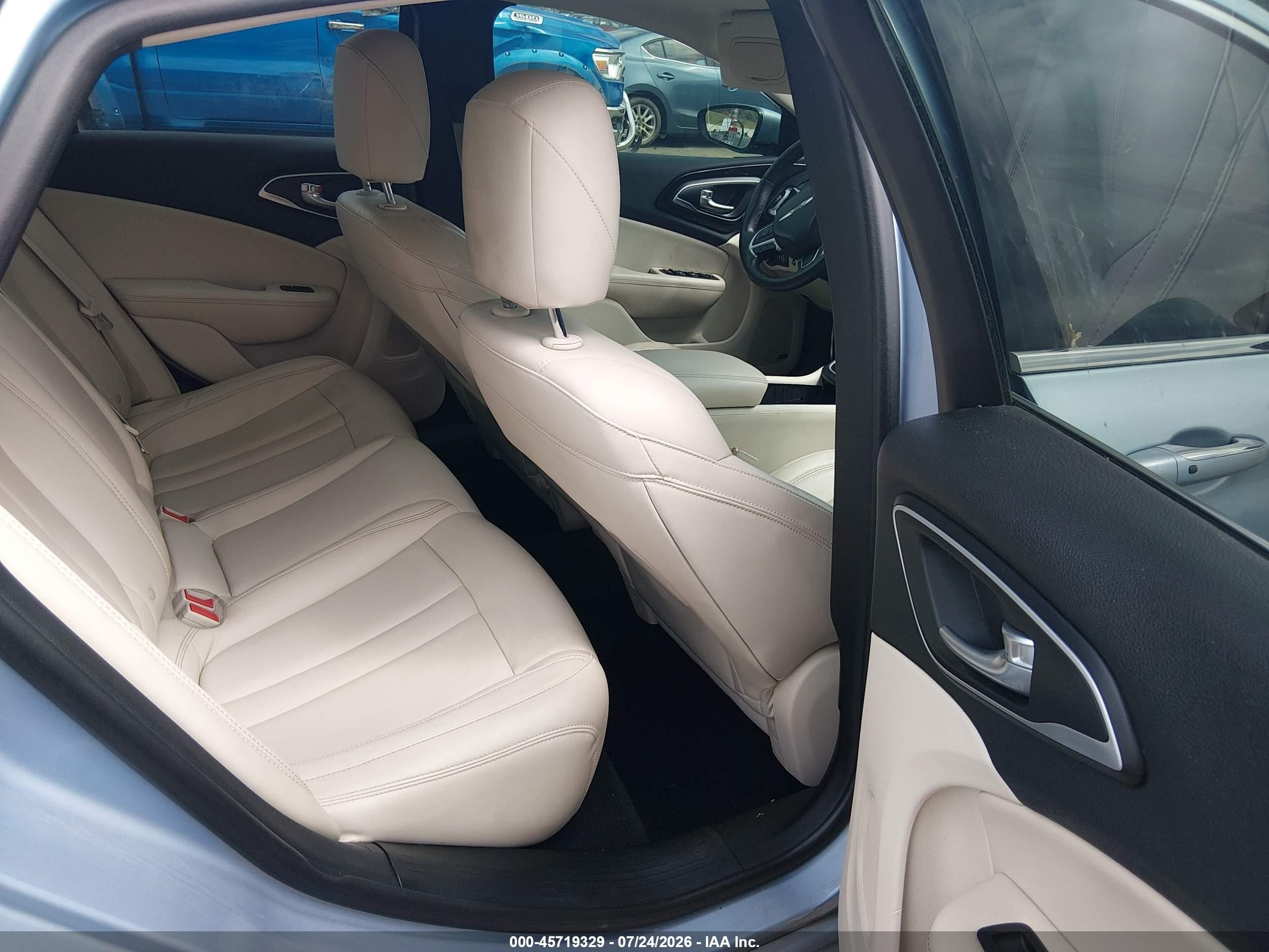 2015 Chrysler 200 C Light Blue vin: 1C3CCCCB3FN620263