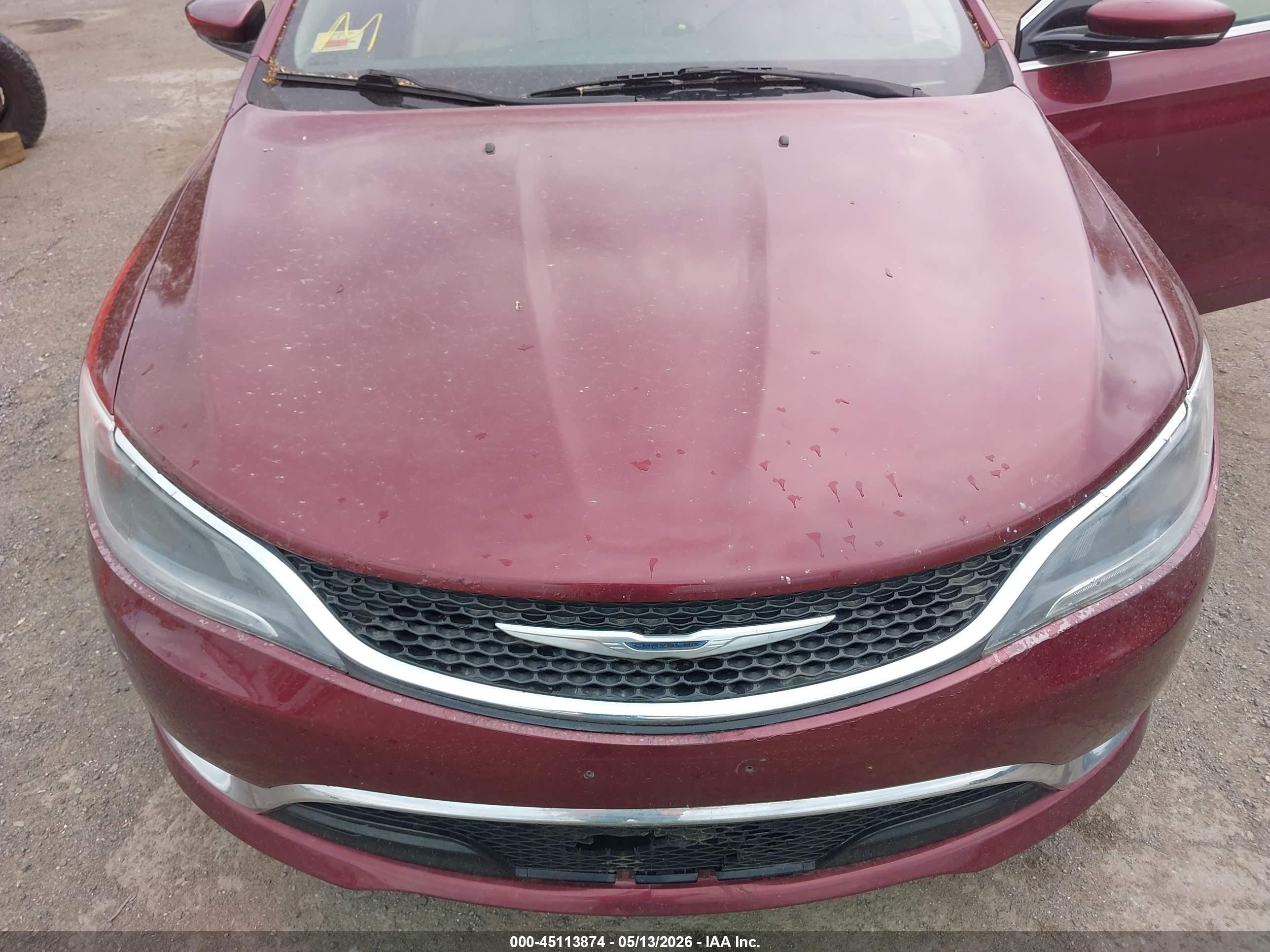 2015 Chrysler 200 C Burgundy vin: 1C3CCCCB4FN618425