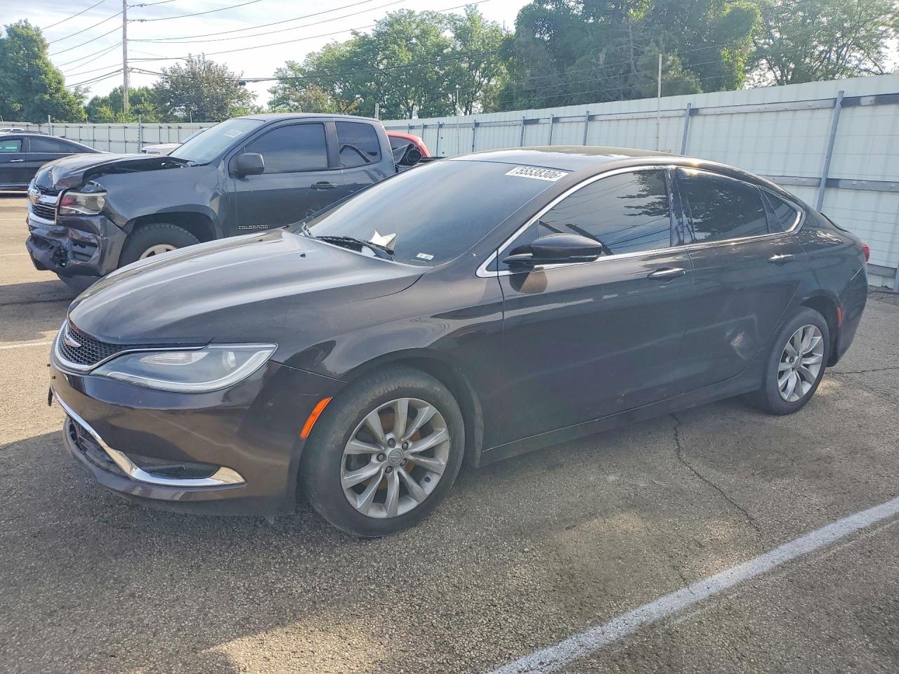 2015 Chrysler 200 C Charcoal vin: 1C3CCCCB4FN690760