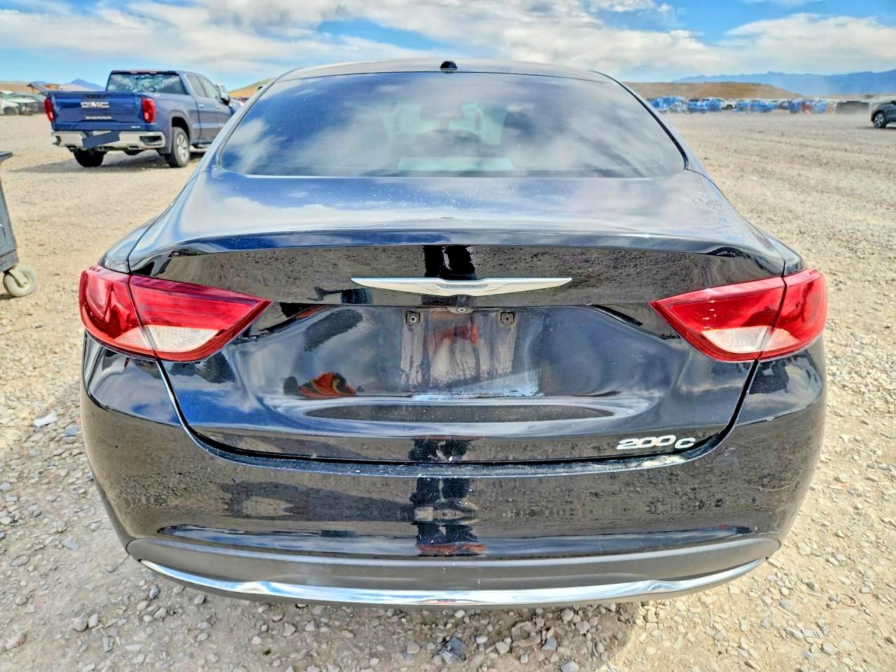 2015 Chrysler 200 C Black vin: 1C3CCCCB5FN549373
