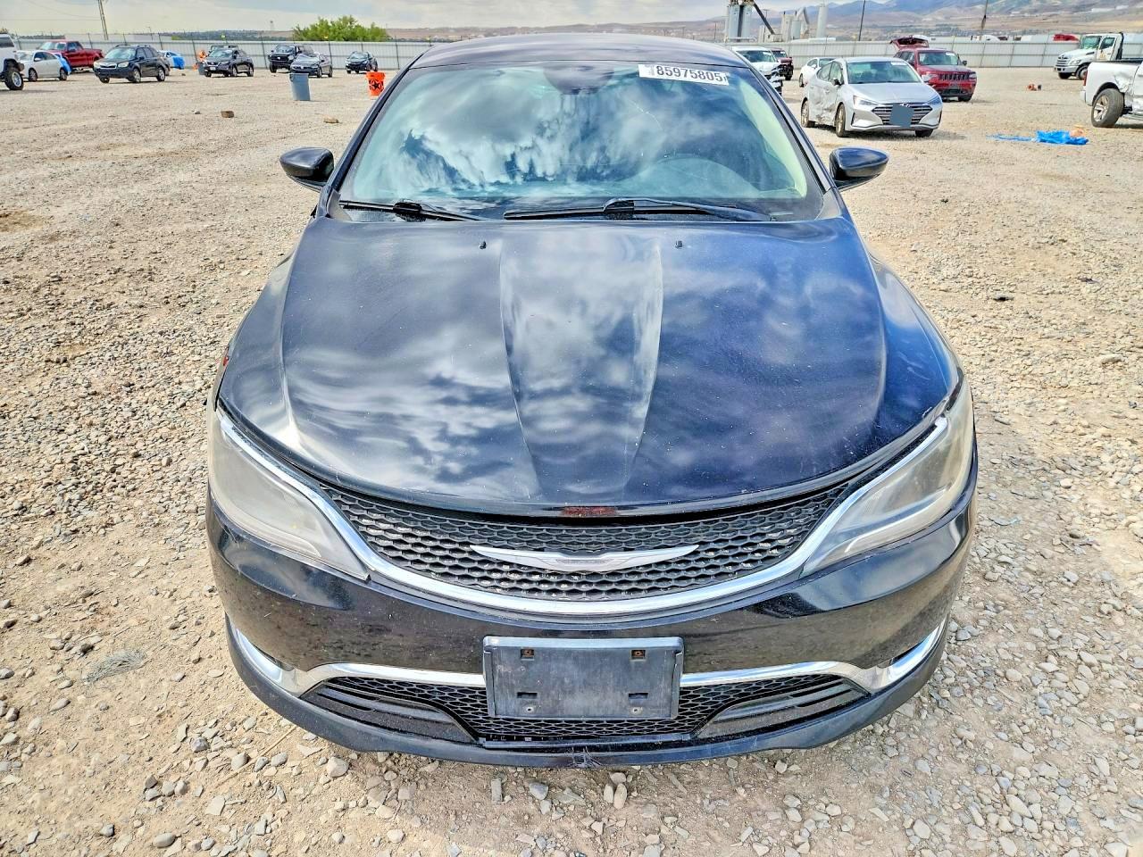 2015 Chrysler 200 C Black vin: 1C3CCCCB5FN549373