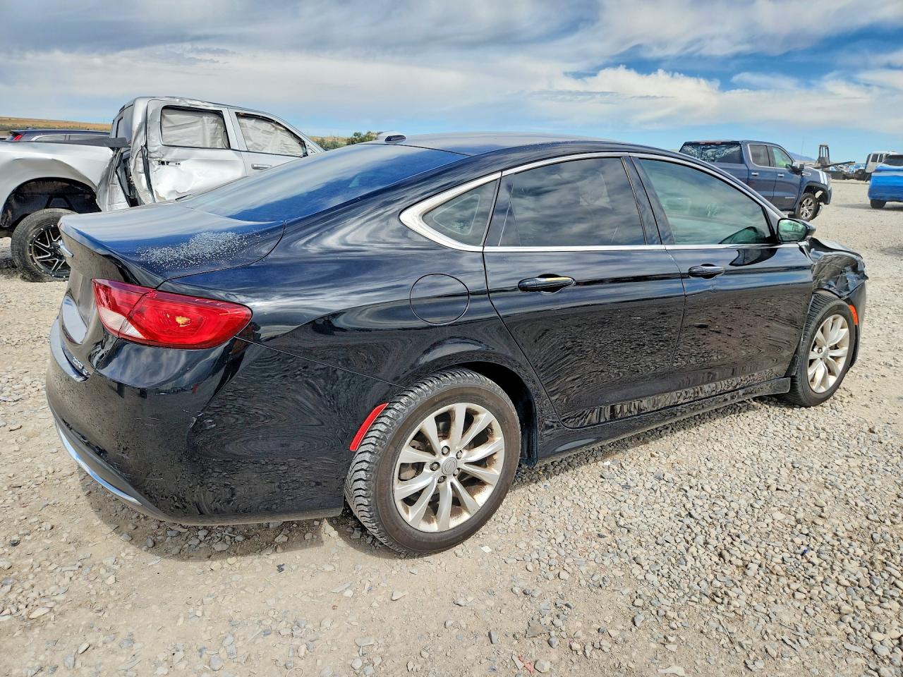 2015 Chrysler 200 C Black vin: 1C3CCCCB5FN549373