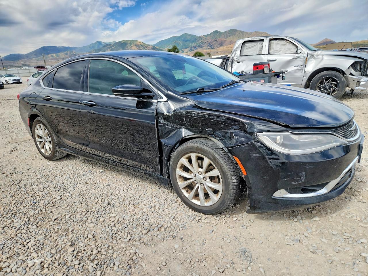 2015 Chrysler 200 C Black vin: 1C3CCCCB5FN549373