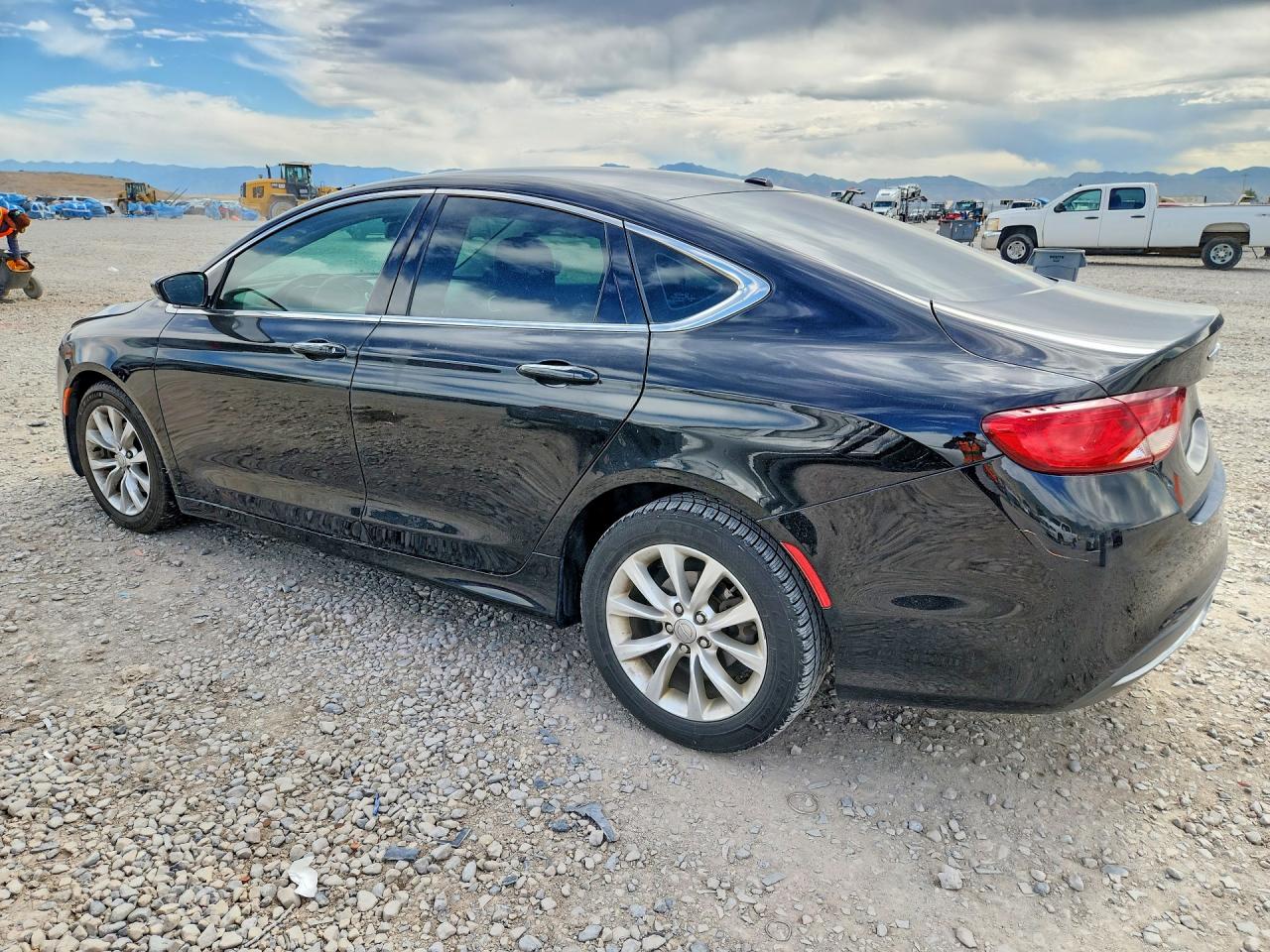 2015 Chrysler 200 C Black vin: 1C3CCCCB5FN549373