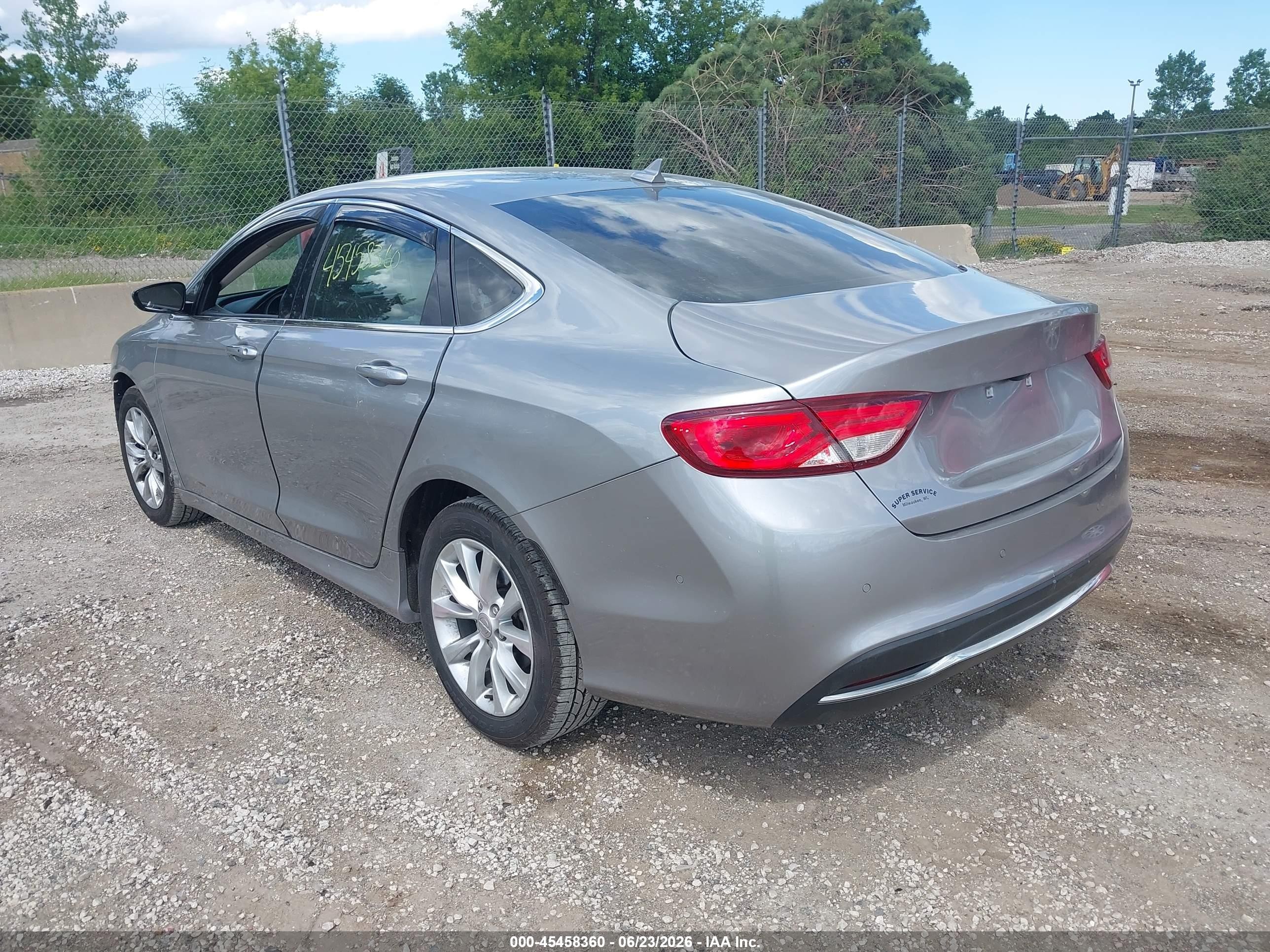 2015 Chrysler 200 C Silver vin: 1C3CCCCB6FN703380
