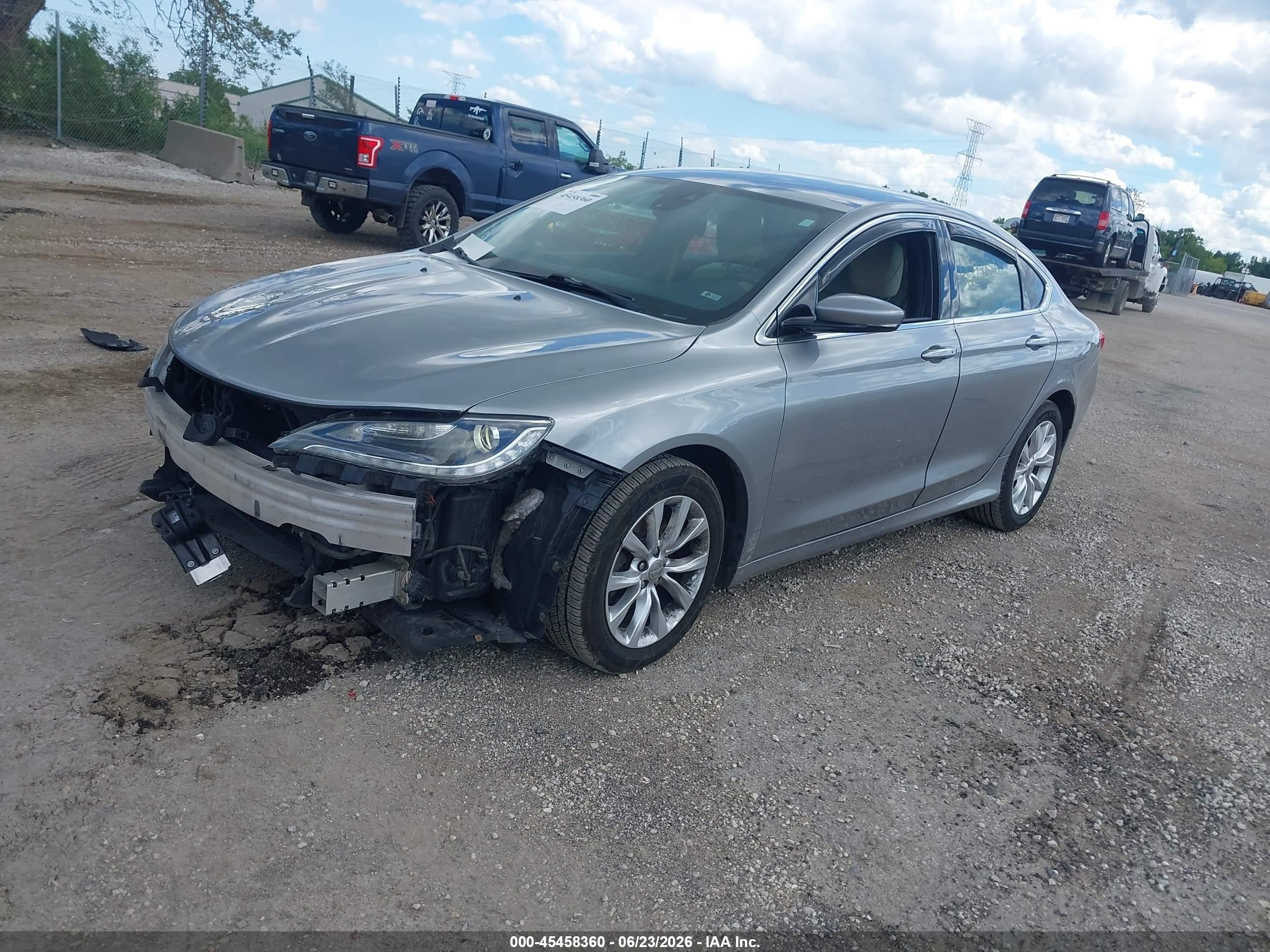 2015 Chrysler 200 C Silver vin: 1C3CCCCB6FN703380