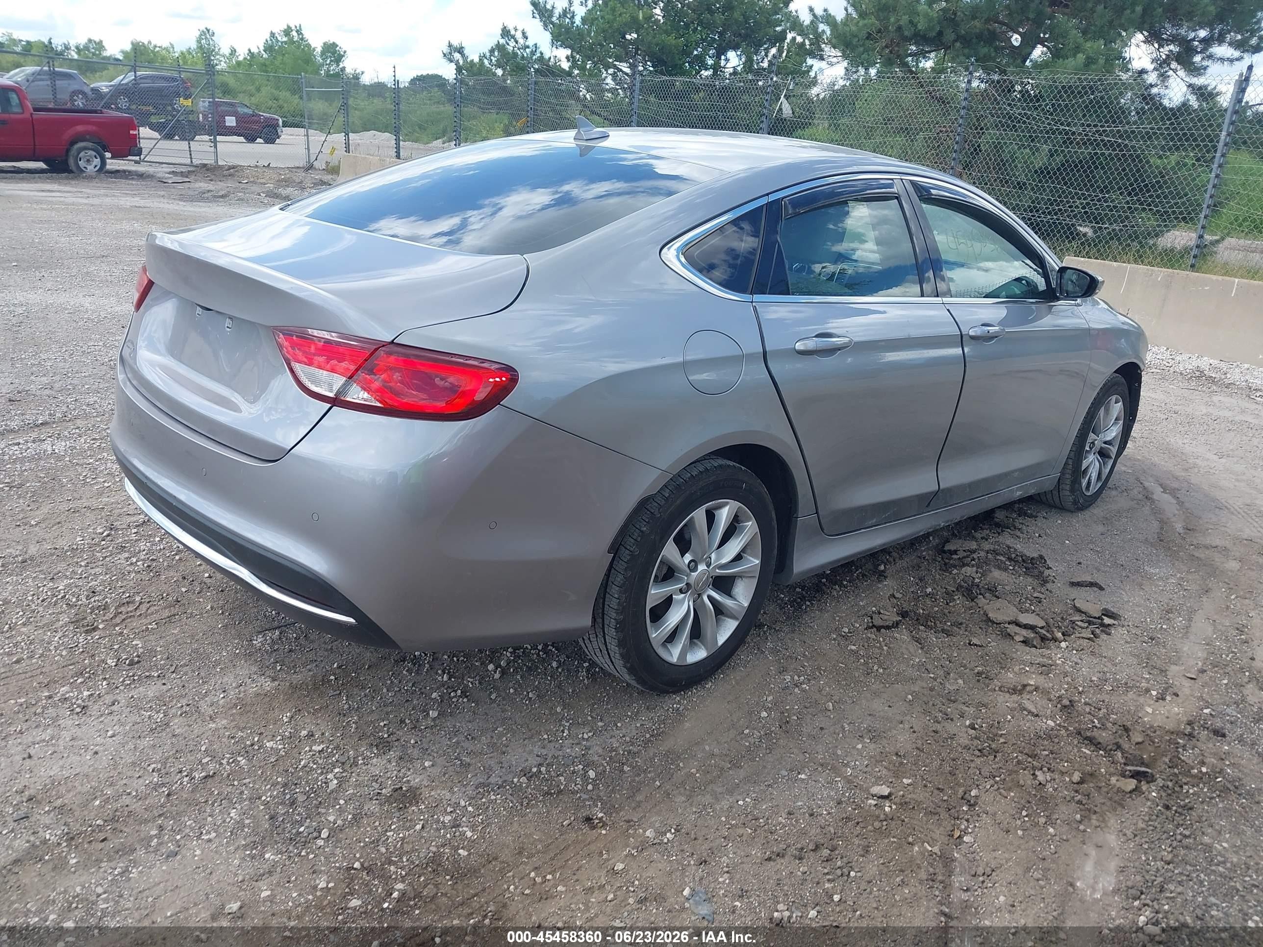 2015 Chrysler 200 C Silver vin: 1C3CCCCB6FN703380