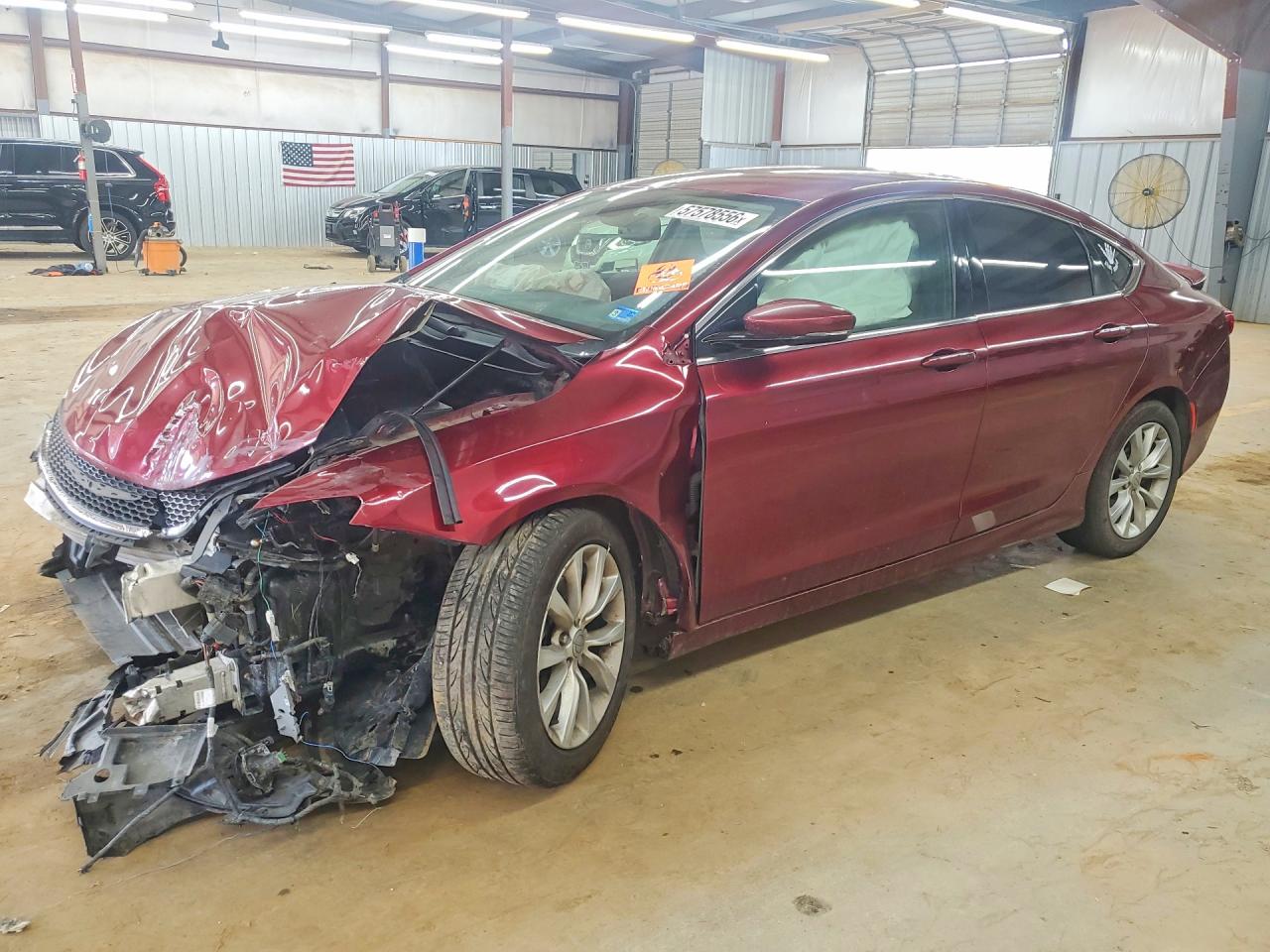 2015 Chrysler 200 C Burgundy vin: 1C3CCCCB7FN545647