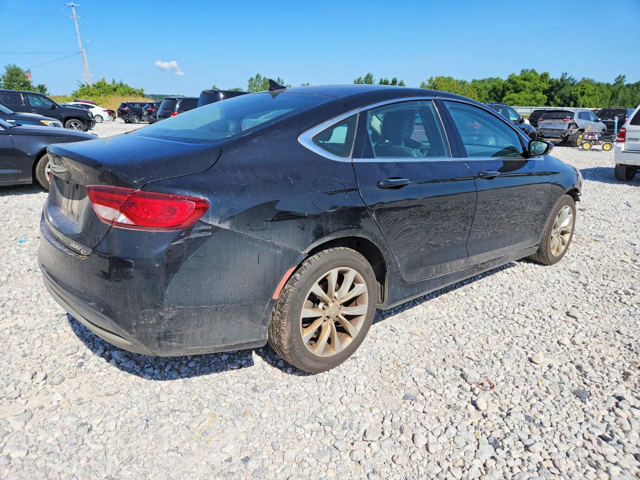 2015 Chrysler 200 C Black vin: 1C3CCCCB7FN561654