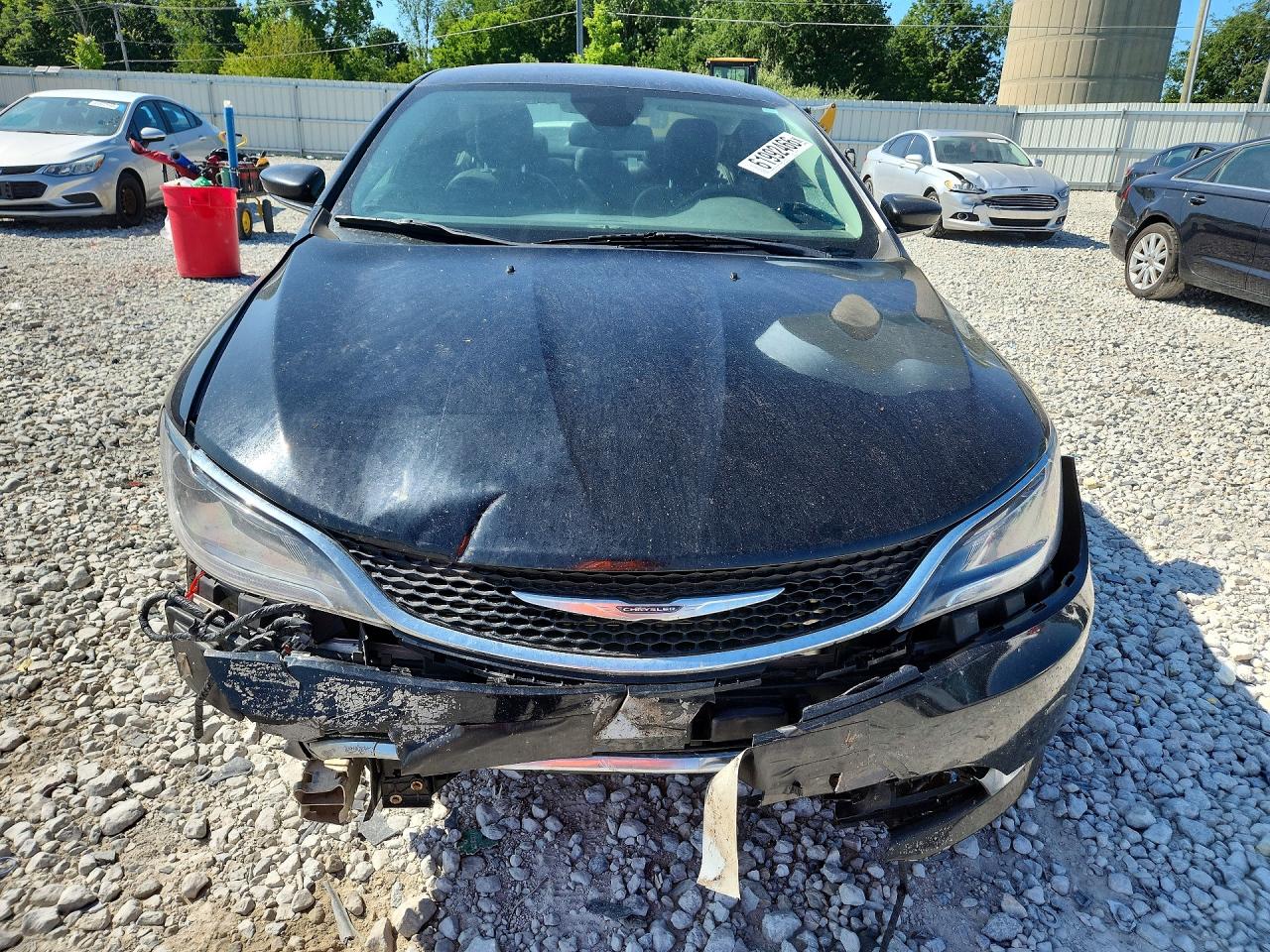 2015 Chrysler 200 C Black vin: 1C3CCCCB7FN561654