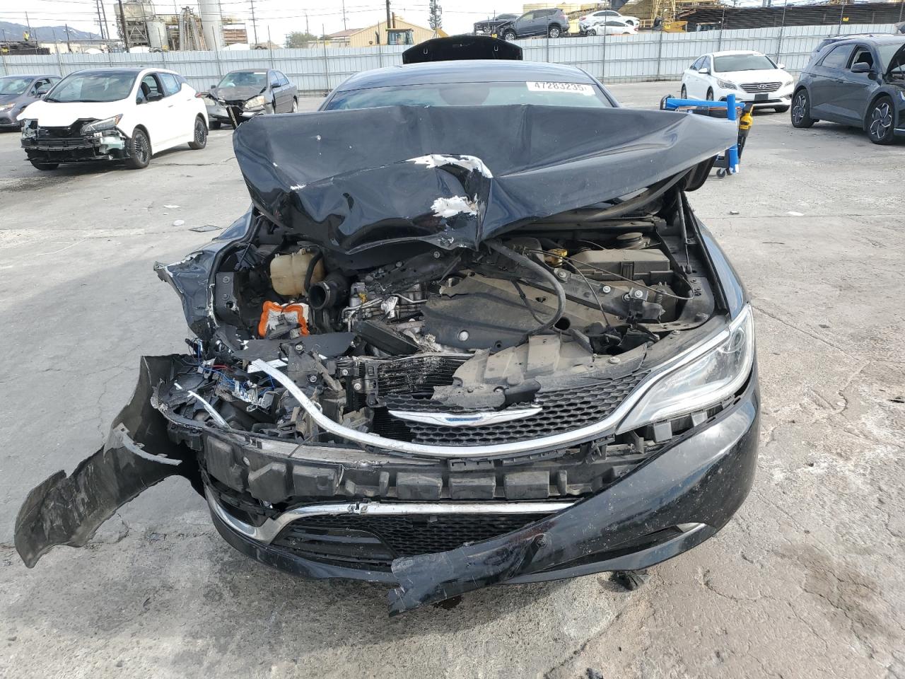2015 Chrysler 200 Черный vin: 1C3CCCCB8FN673718