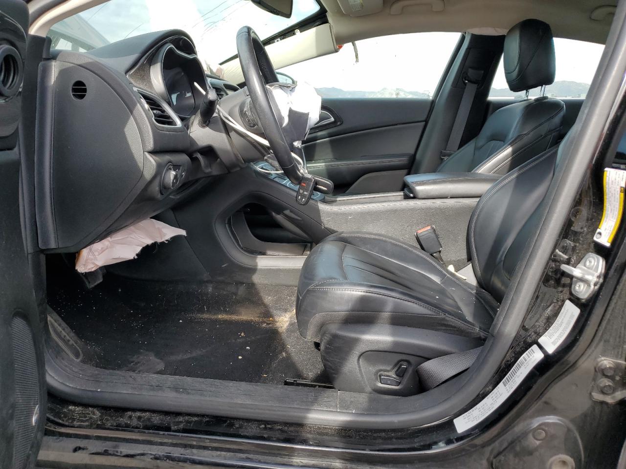2015 Chrysler 200 Черный vin: 1C3CCCCB8FN673718