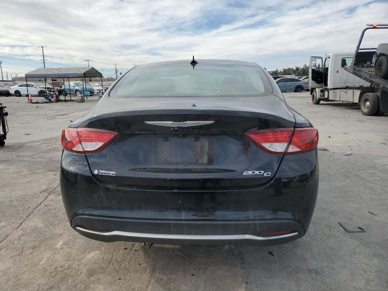 2015 Chrysler 200 Черный vin: 1C3CCCCB8FN673718