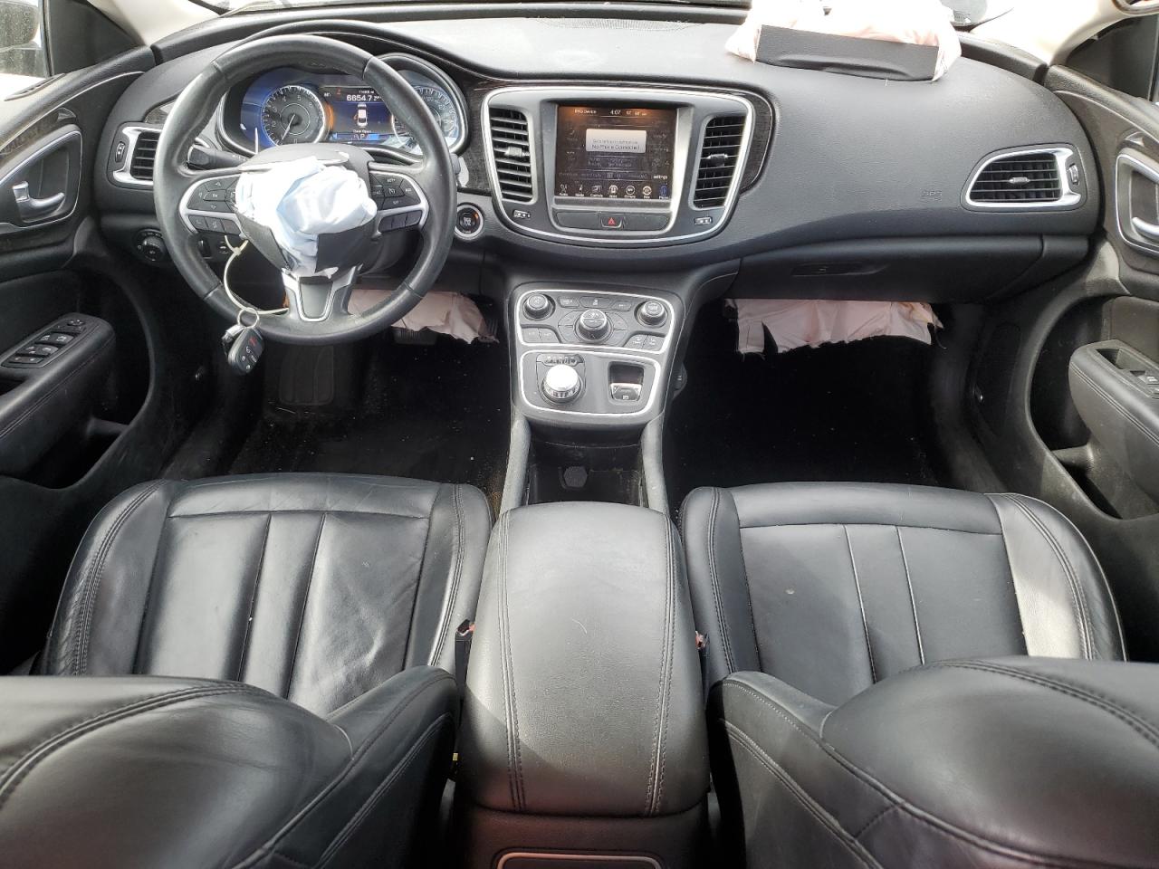 2015 Chrysler 200 Черный vin: 1C3CCCCB8FN673718