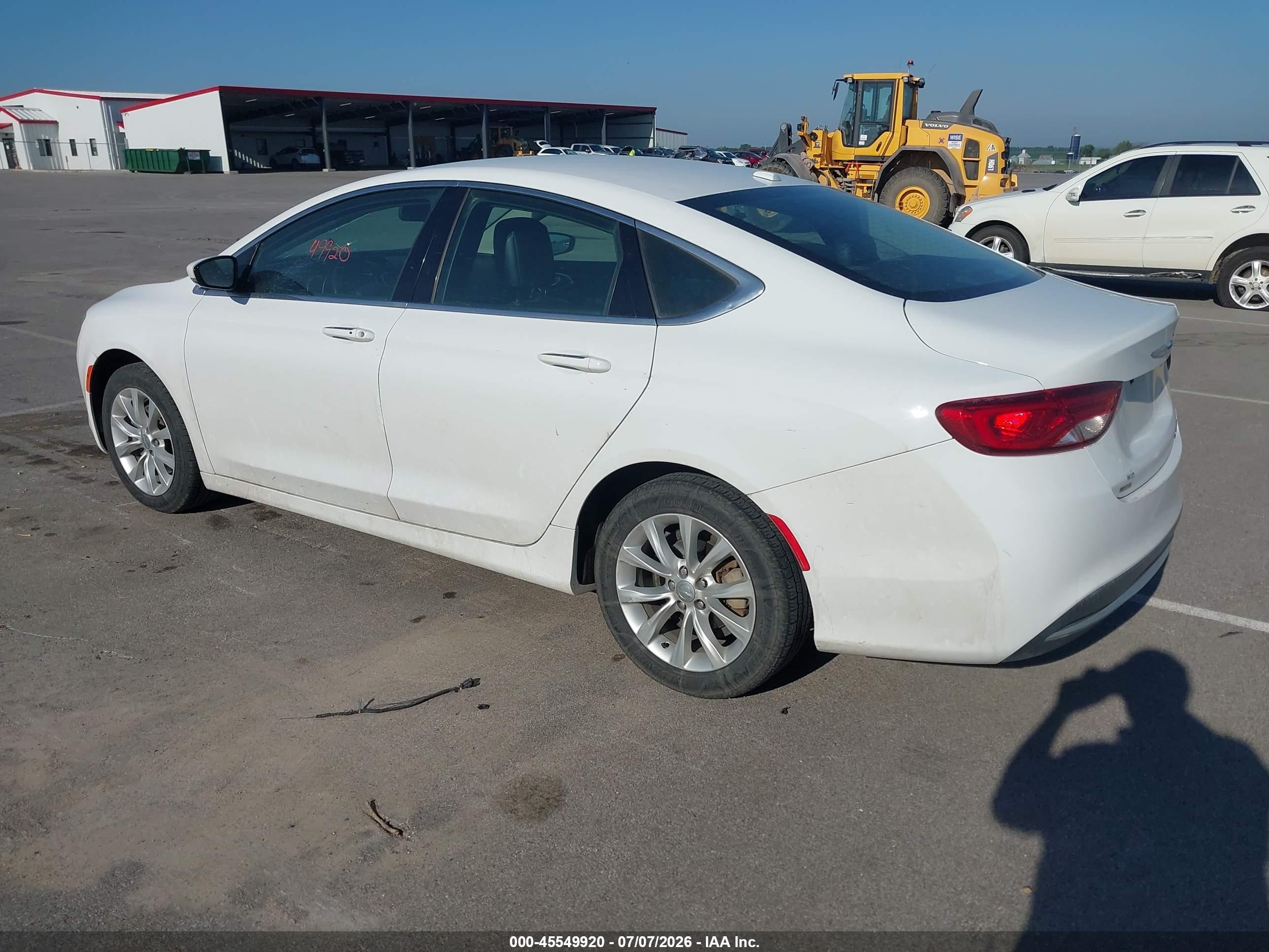 2015 Chrysler 200 C Белый vin: 1C3CCCCB8FN681902