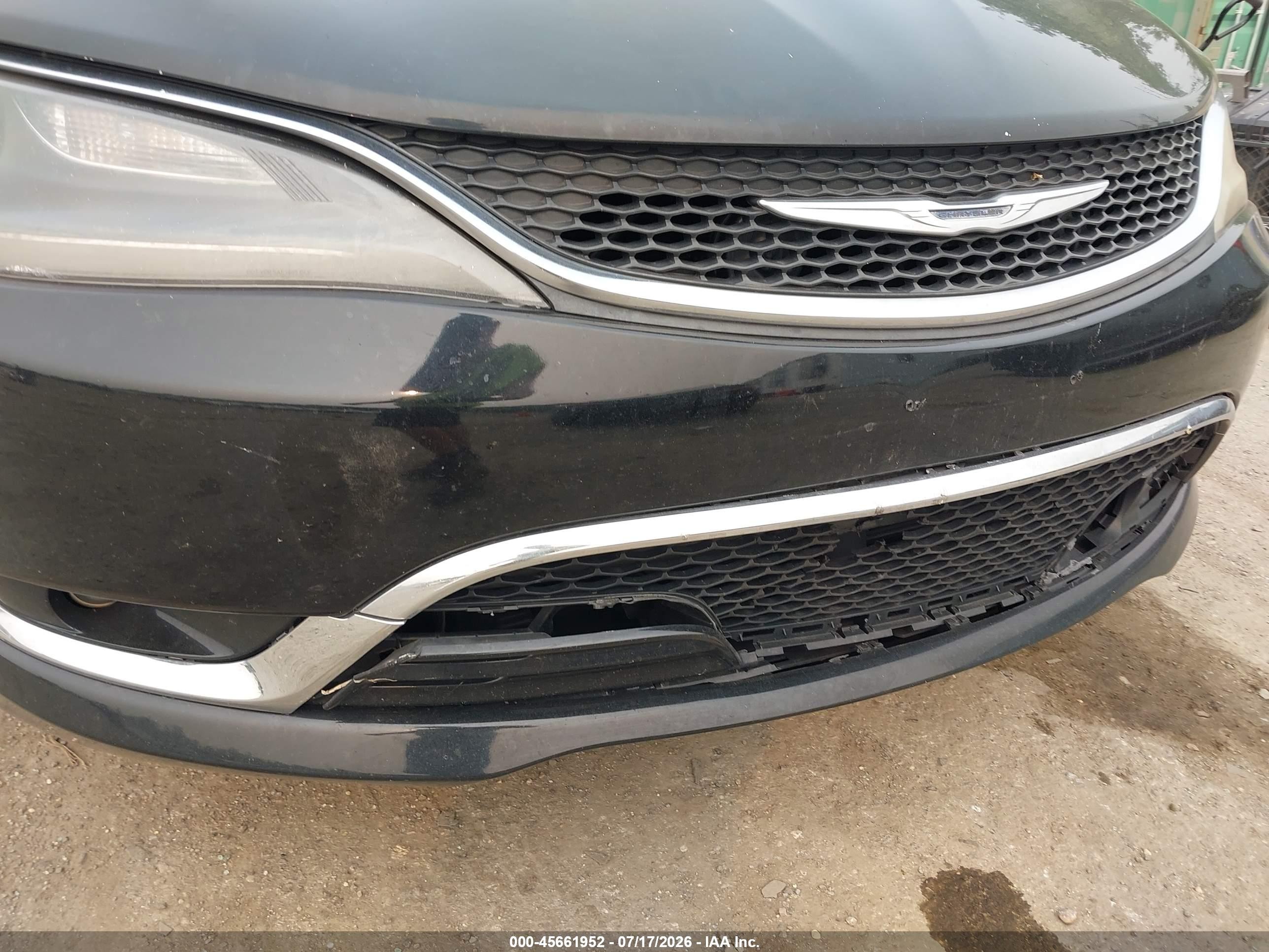 2015 Chrysler 200 C Black vin: 1C3CCCCB8FN685240