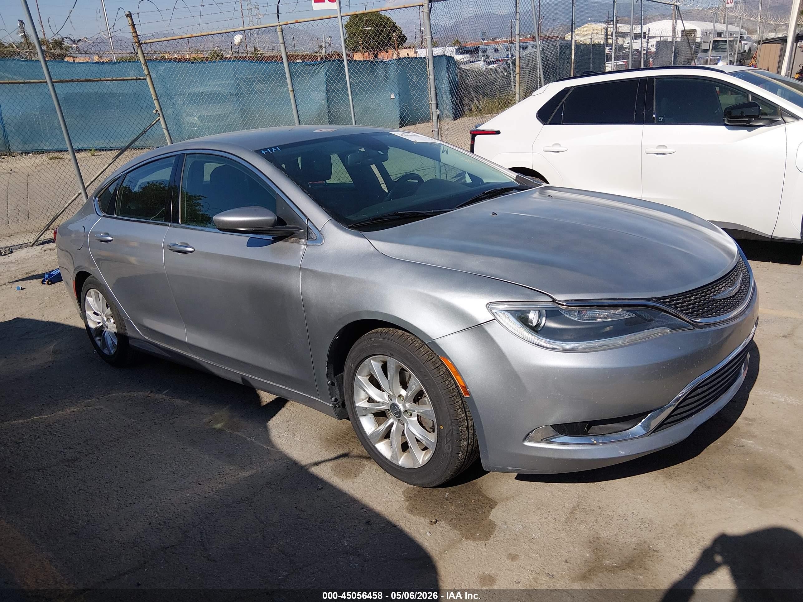 2015 Chrysler 200 C Silver vin: 1C3CCCCB9FN720612