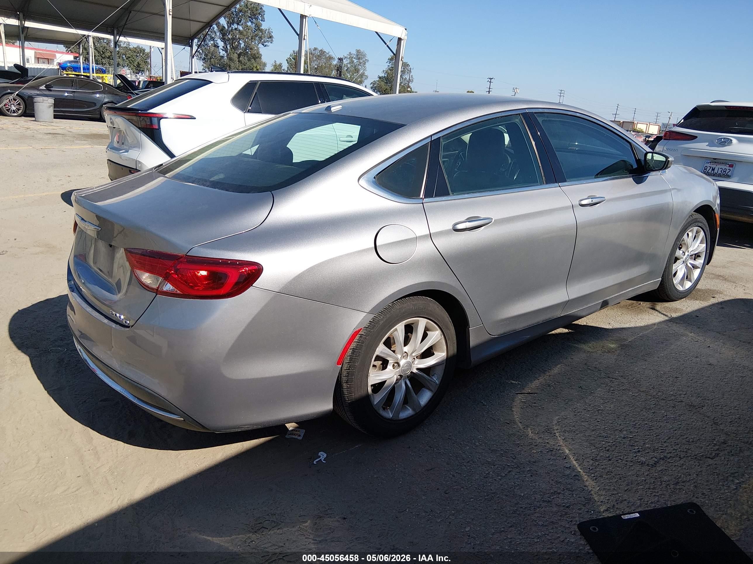 2015 Chrysler 200 C Серебряный vin: 1C3CCCCB9FN720612