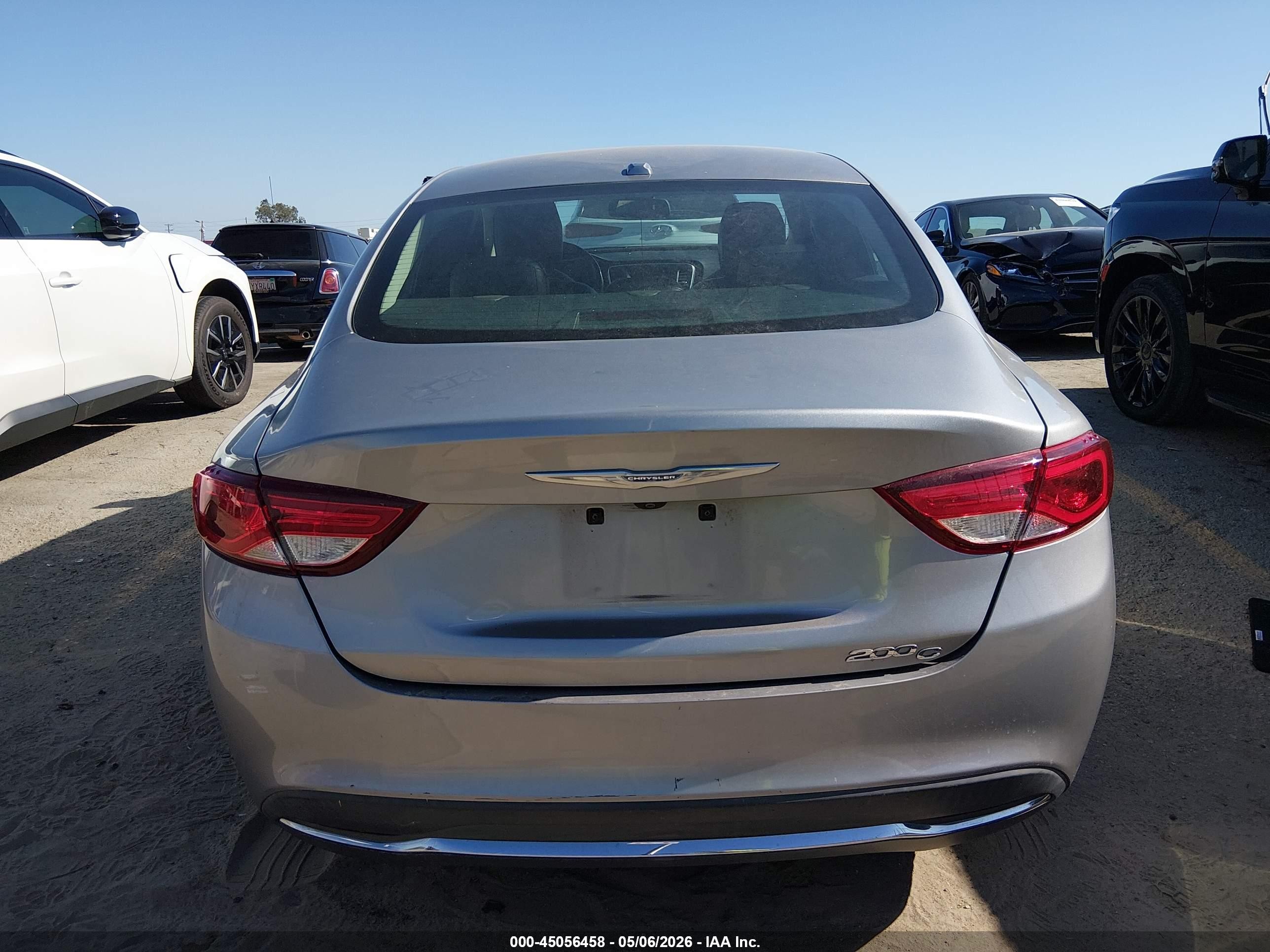 2015 Chrysler 200 C Серебряный vin: 1C3CCCCB9FN720612