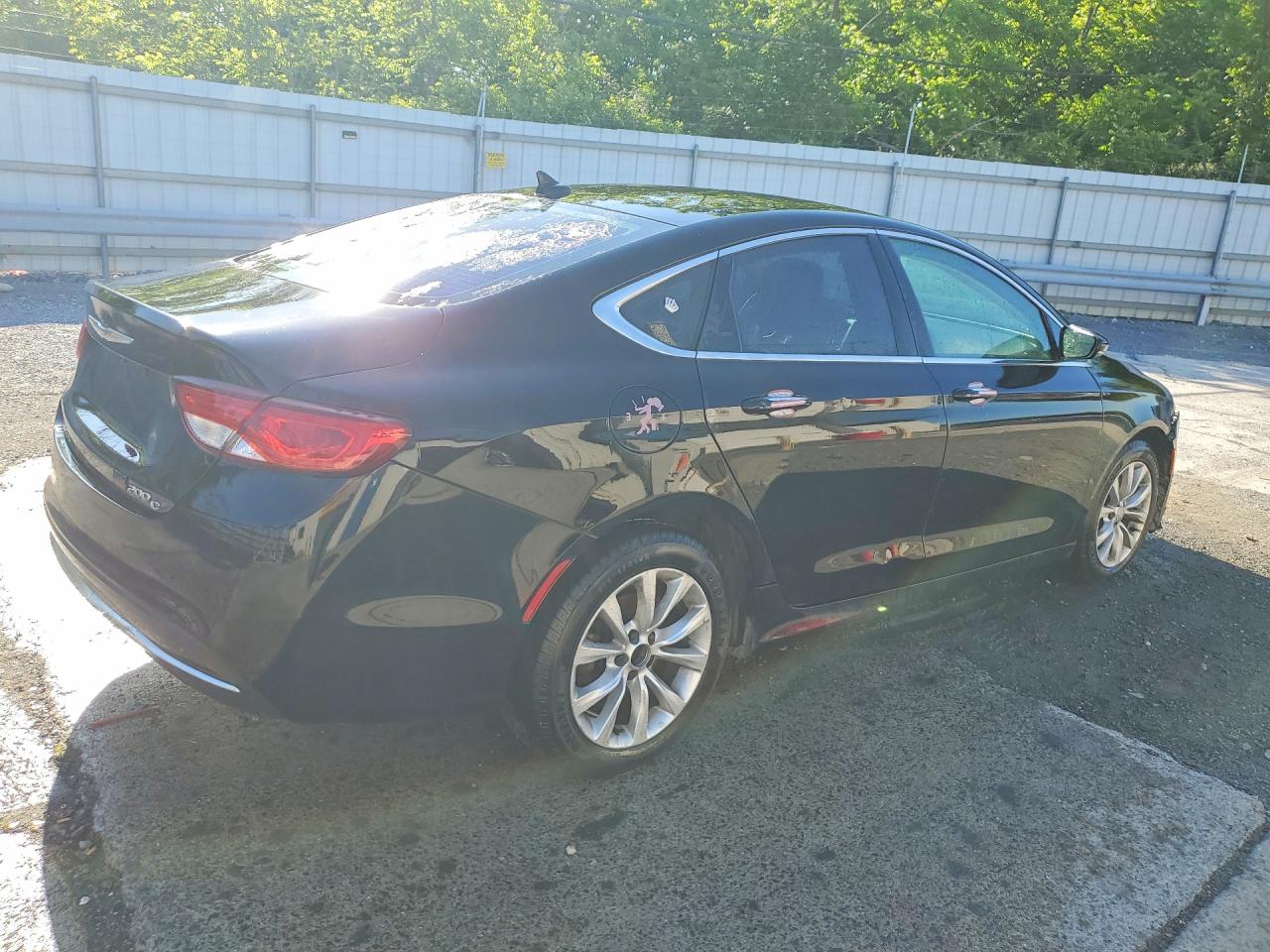 2015 Chrysler 200 C Black vin: 1C3CCCCBXFN501030