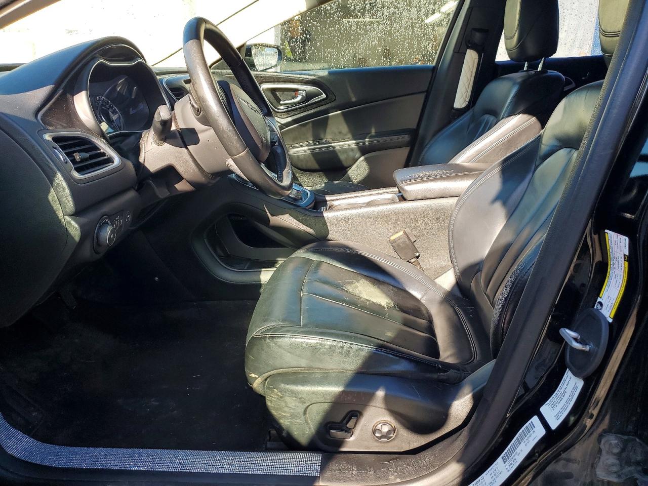 2015 Chrysler 200 C Black vin: 1C3CCCCBXFN501030