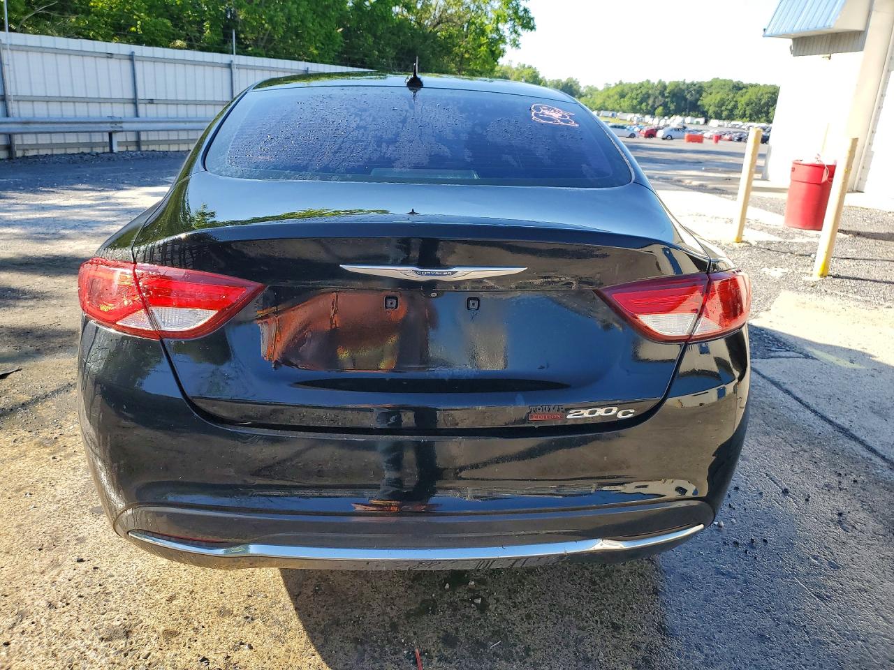 2015 Chrysler 200 C Black vin: 1C3CCCCBXFN501030