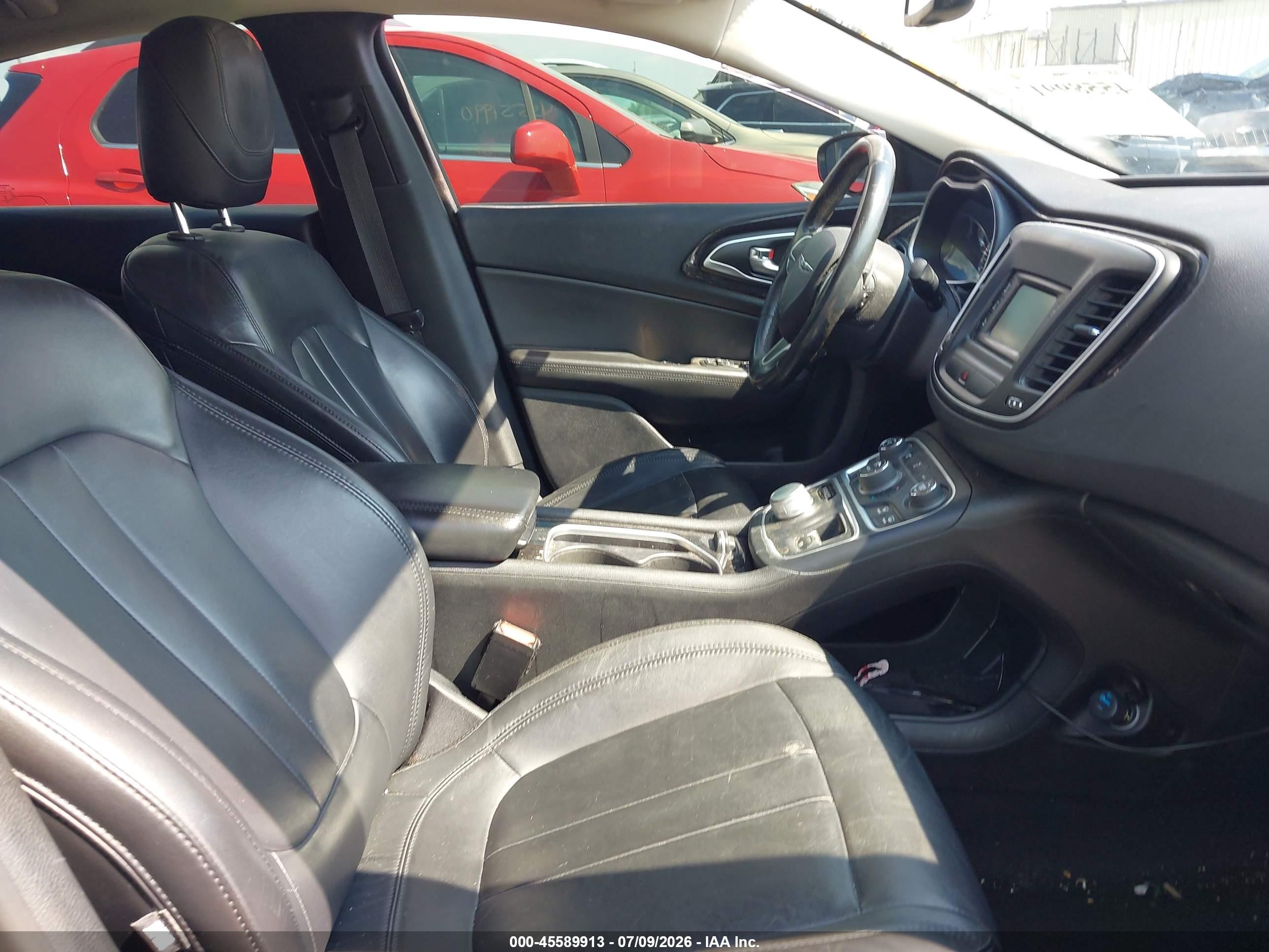 2015 Chrysler 200 C Black vin: 1C3CCCCG0FN517068