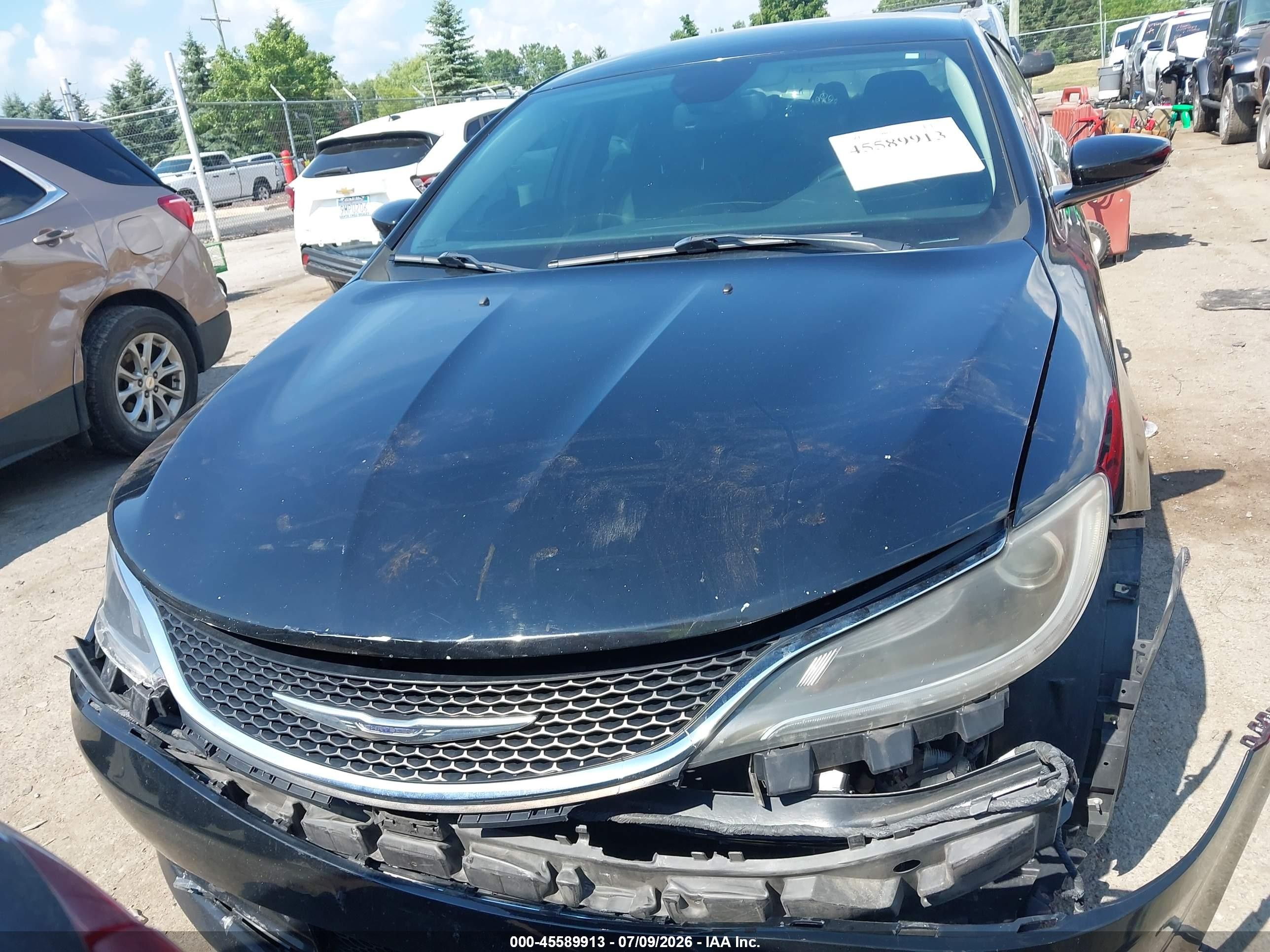 2015 Chrysler 200 C Black vin: 1C3CCCCG0FN517068