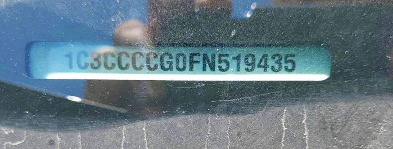 2015 Chrysler 200 C Угольный vin: 1C3CCCCG0FN519435